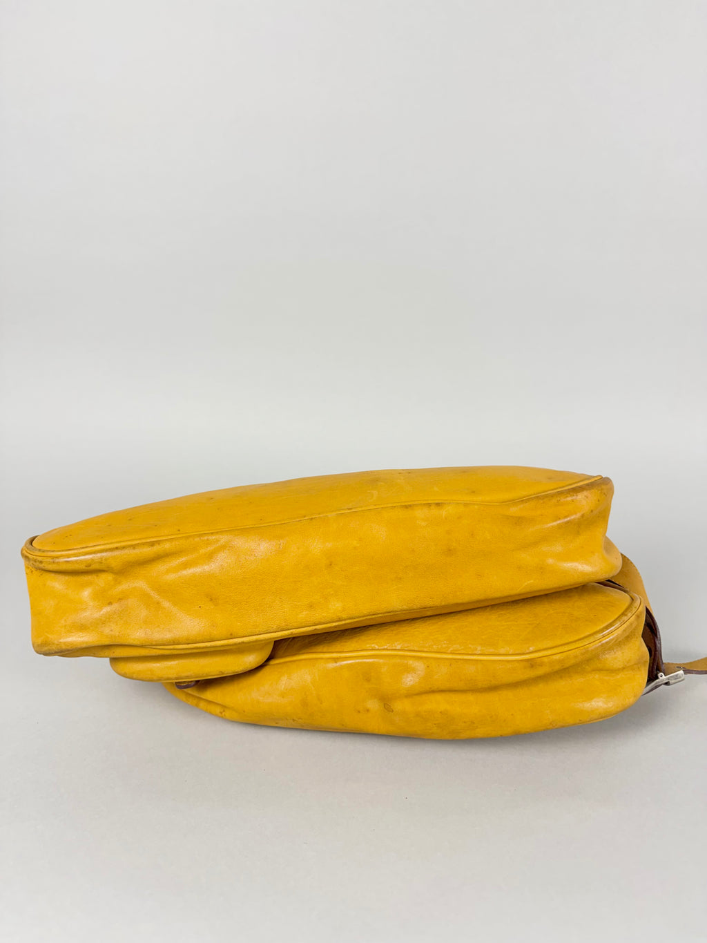 Christian Dior Gaucho Double Leather Yellow