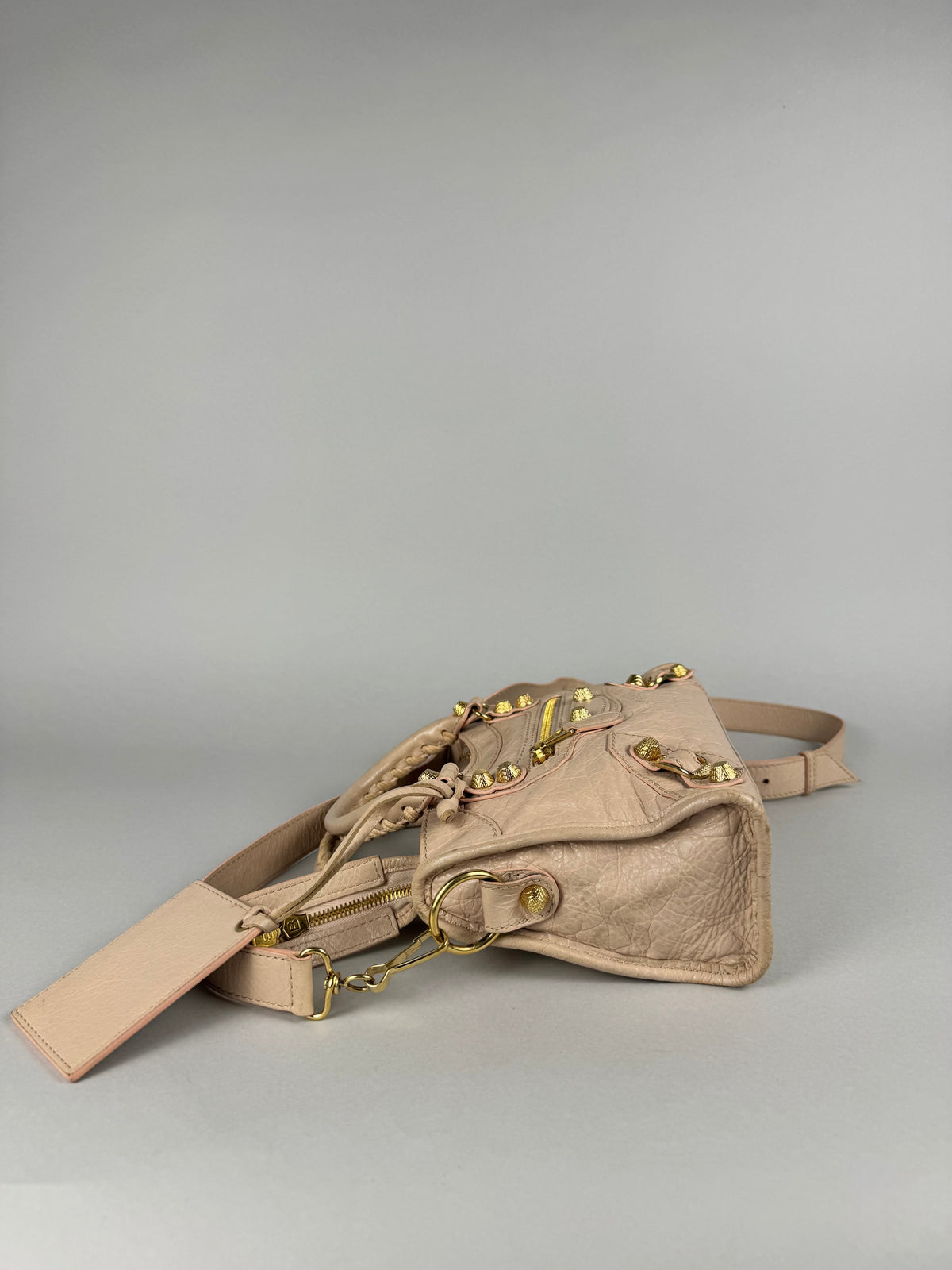 Balenciaga Agneau Mini City Leather