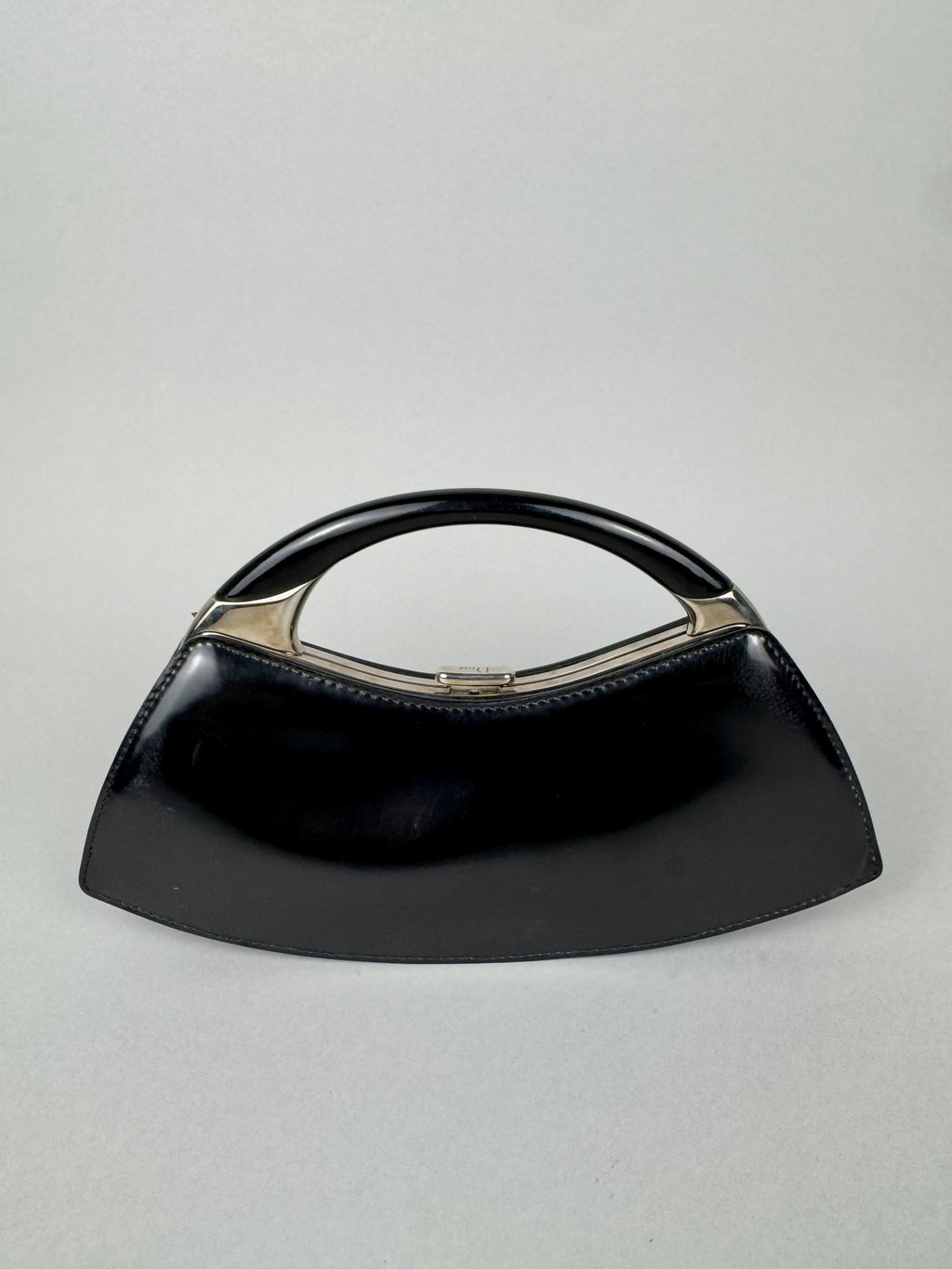 Christian Dior Bondage Black Leather