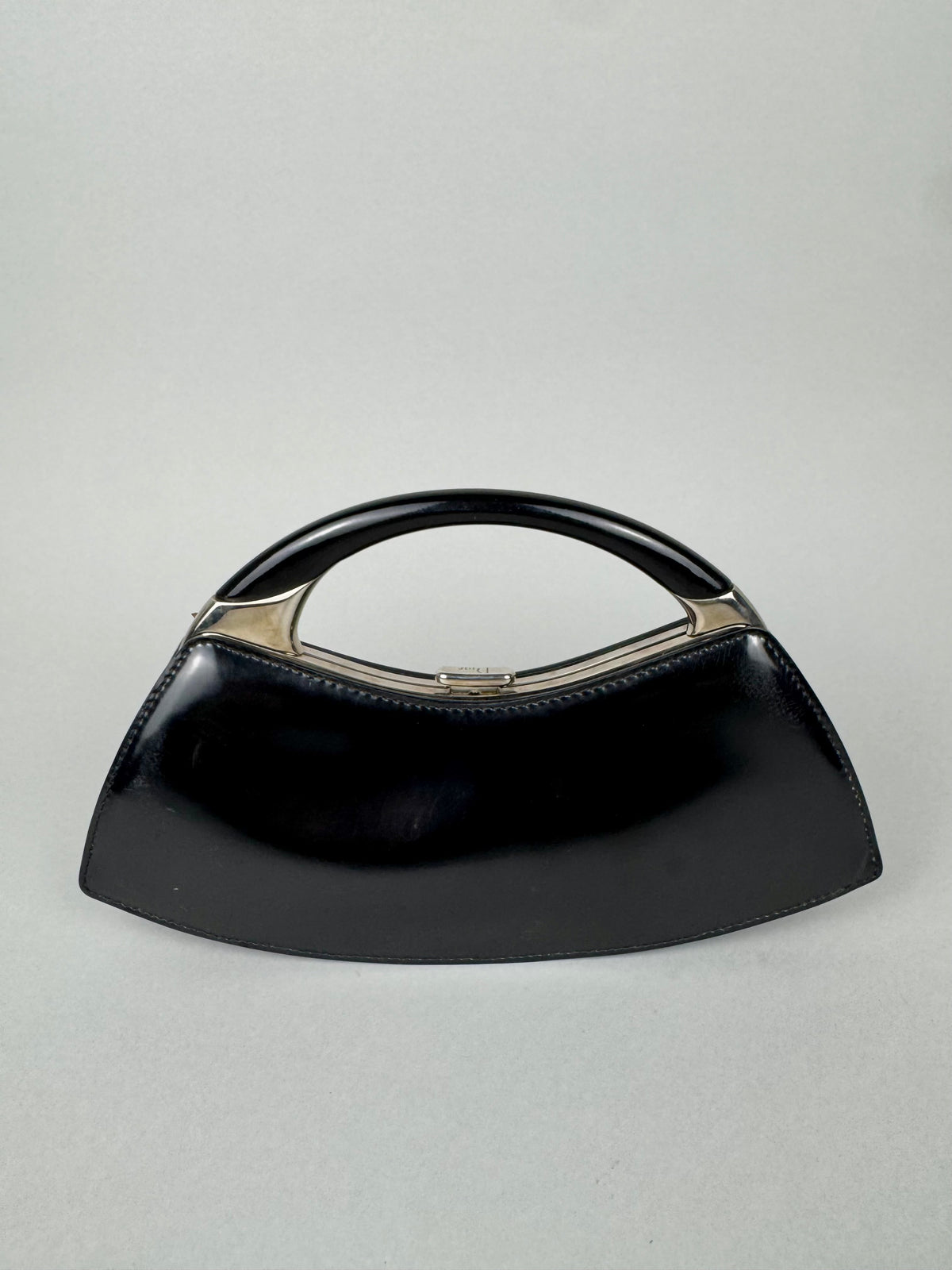 Christian Dior Bondage Black Leather