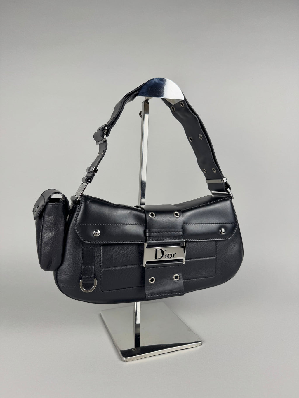 Christian Dior Street Chic Columbus Pocket Black Leather