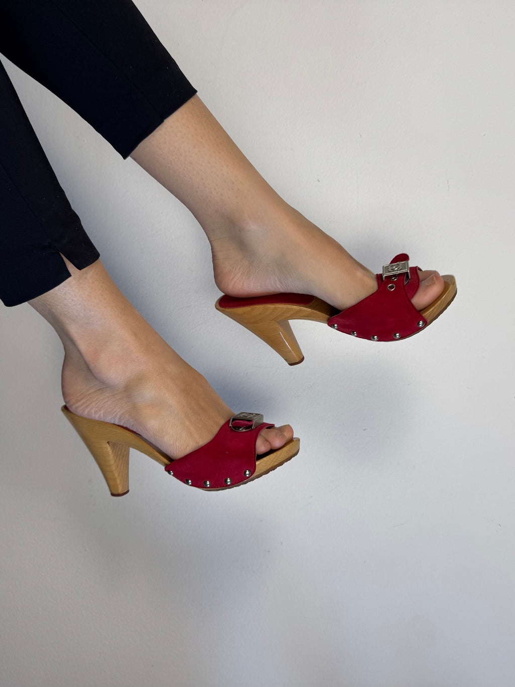 Chanel Suede Heels