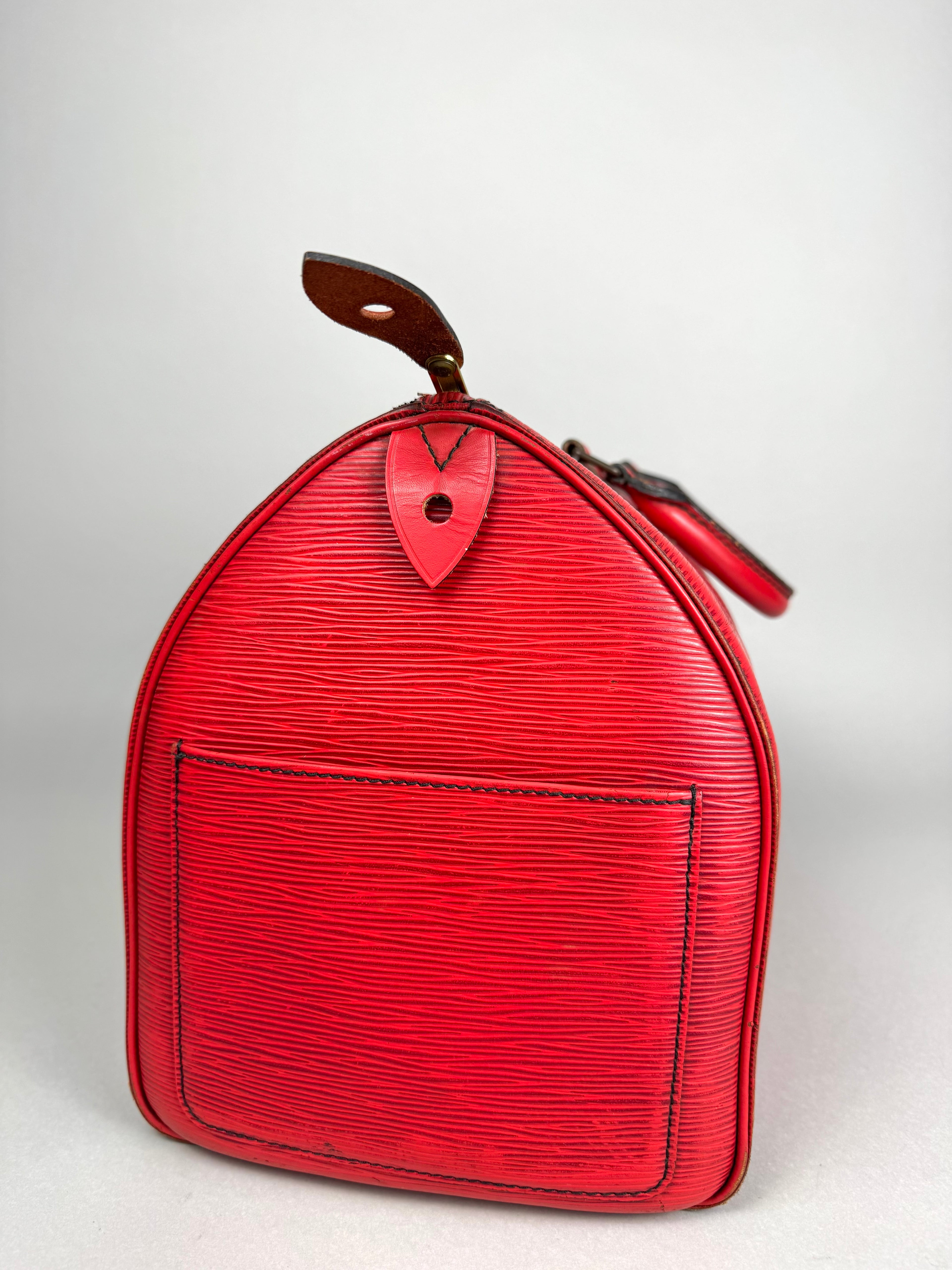 Louis Vuitton Speedy 40 Epi Leather Red