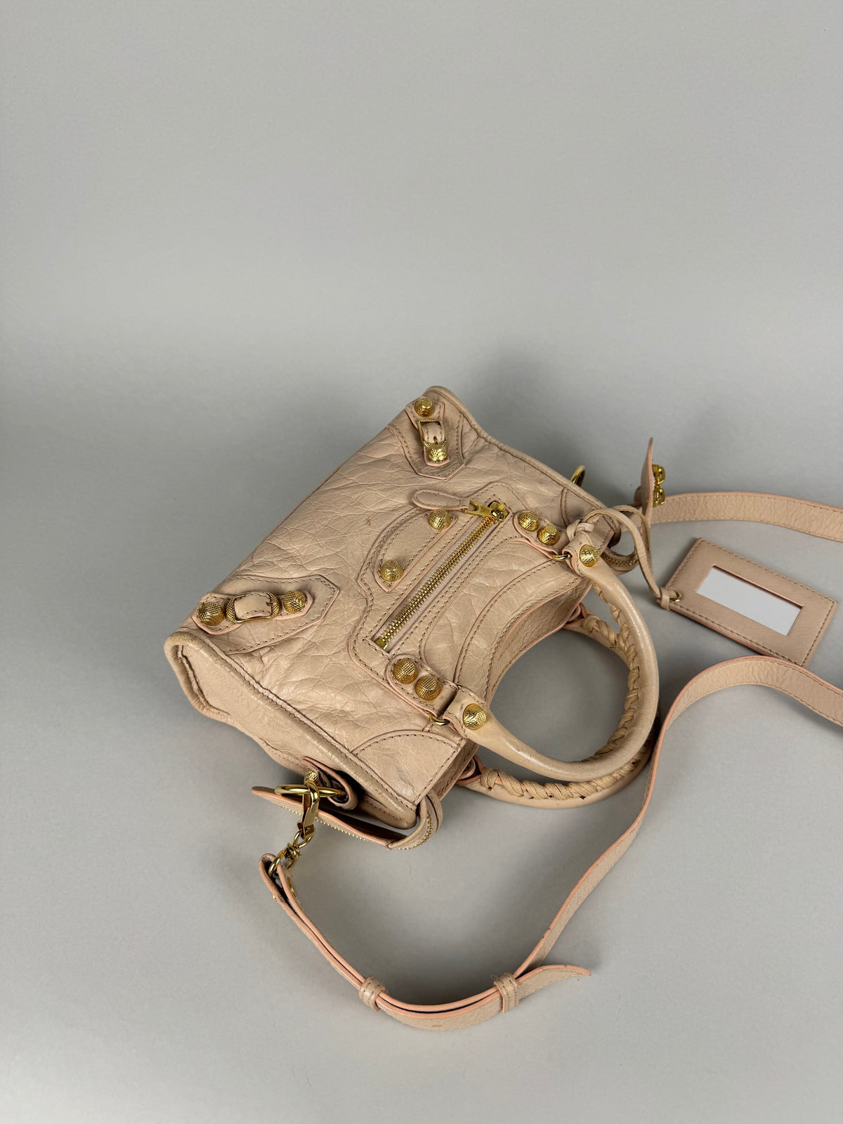 Balenciaga Agneau Mini City Leather
