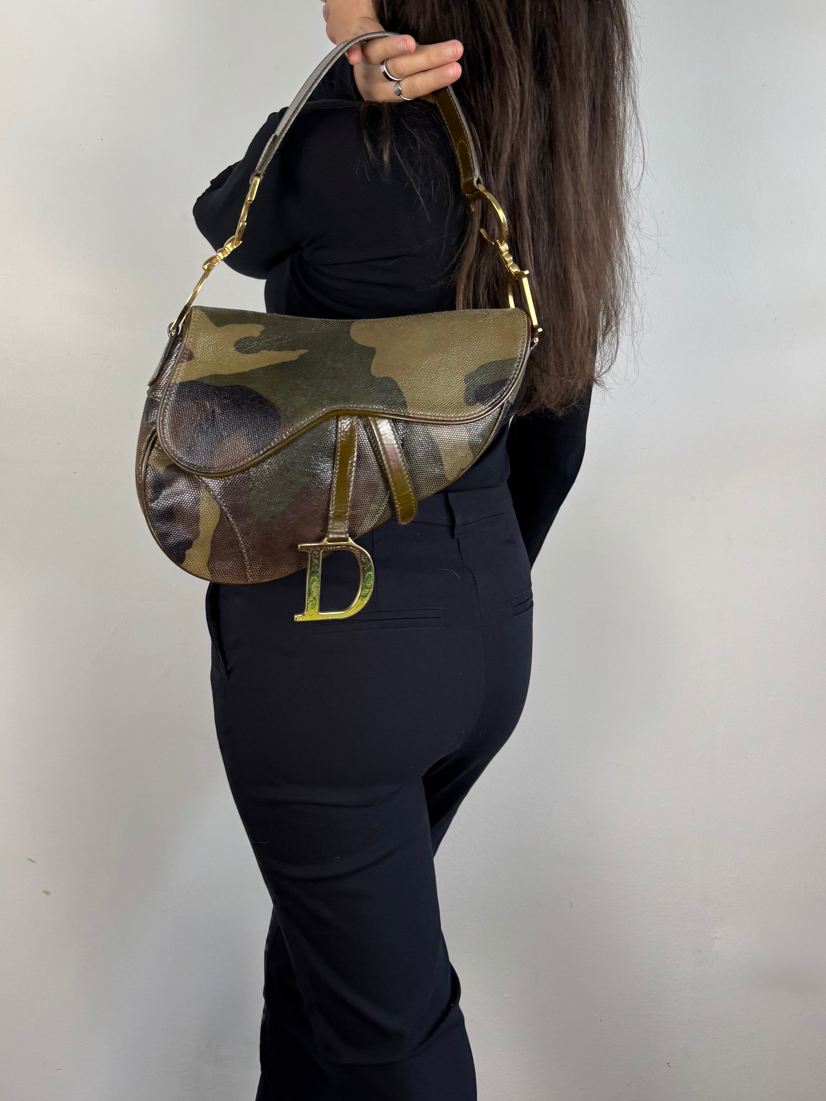 Christian Dior Saddle Camouflage