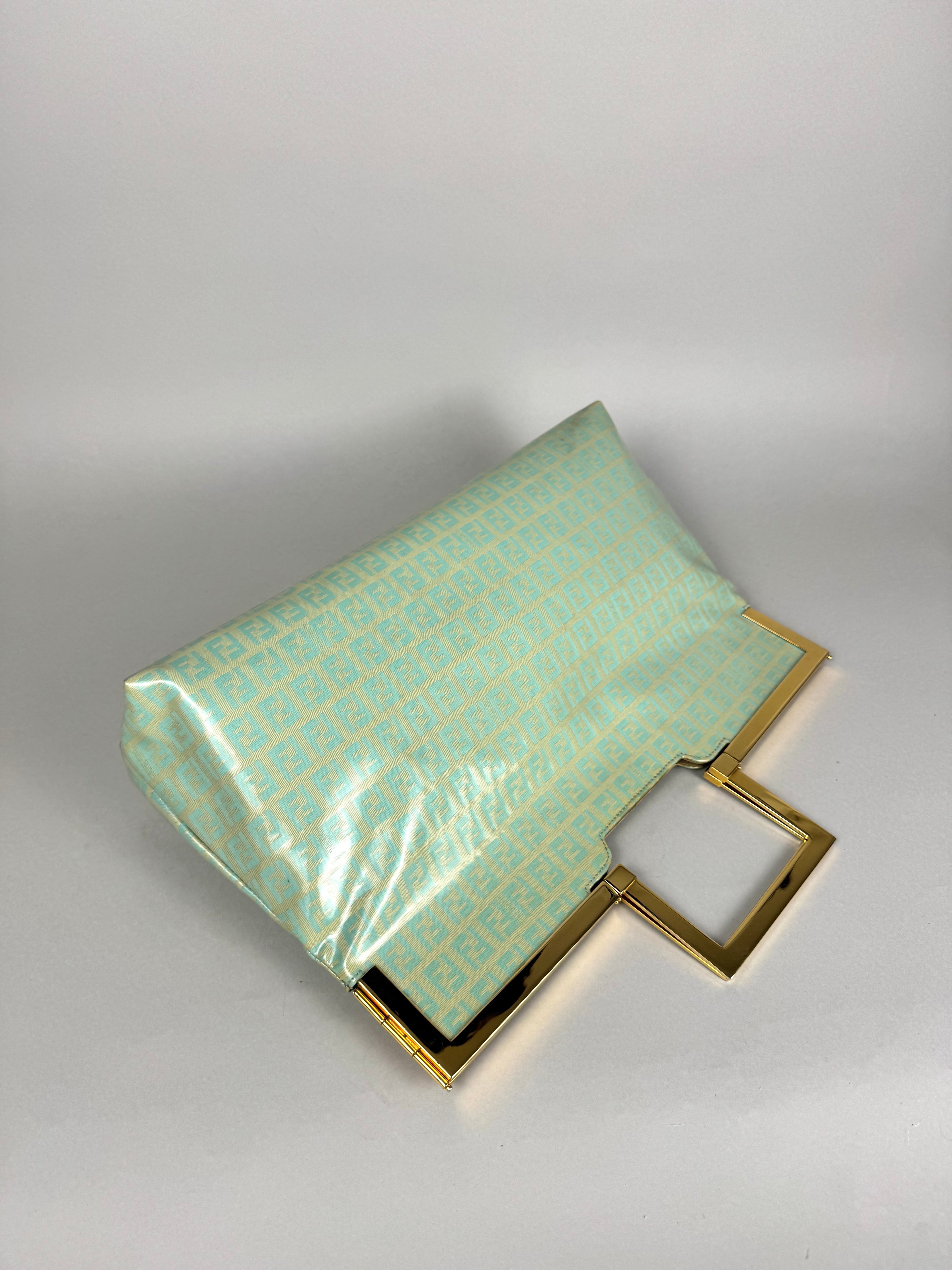 Fendi Monogram Zucchino Turquoise