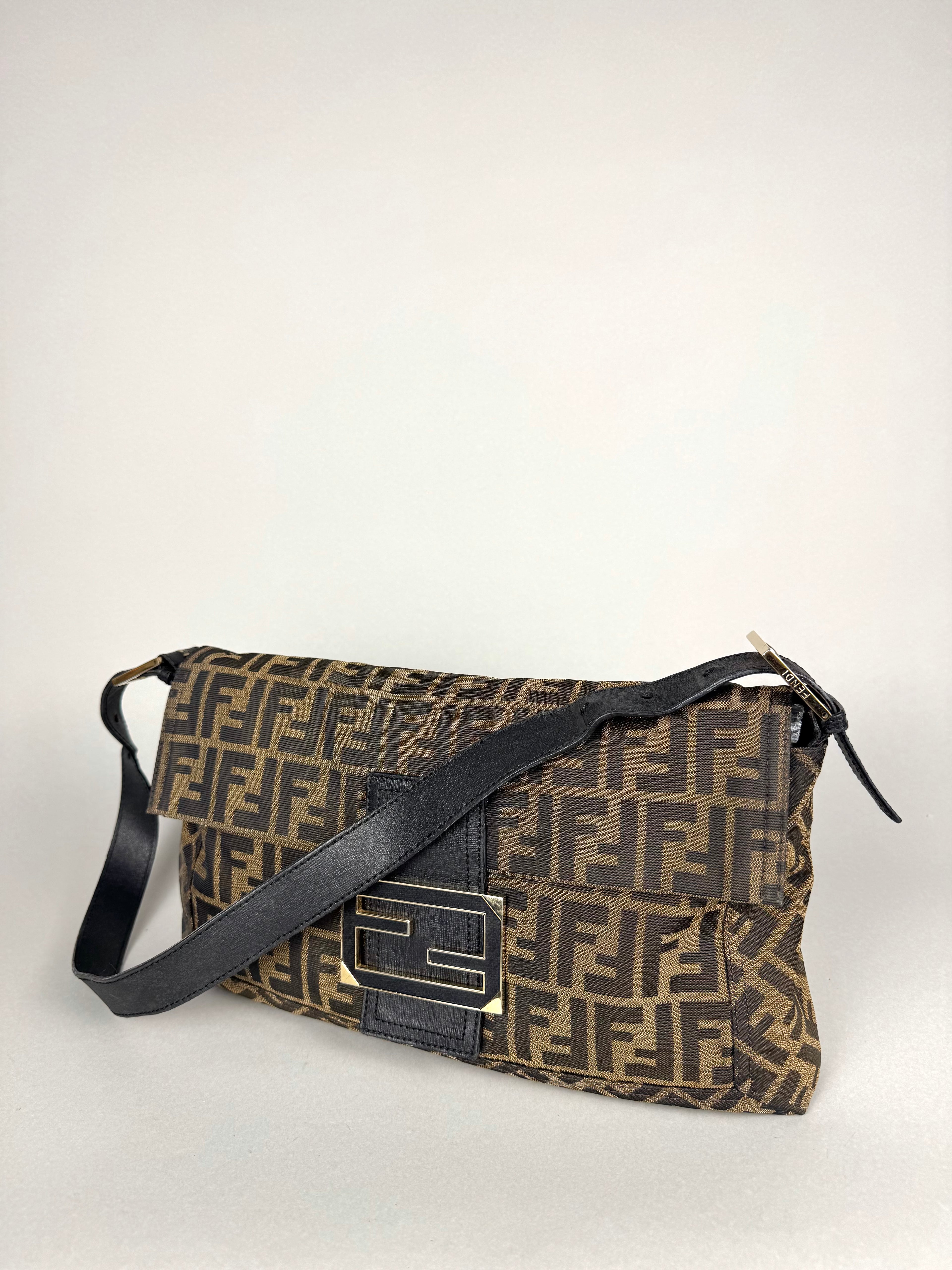 Fendi Maxi Monogram Zucca Baguette