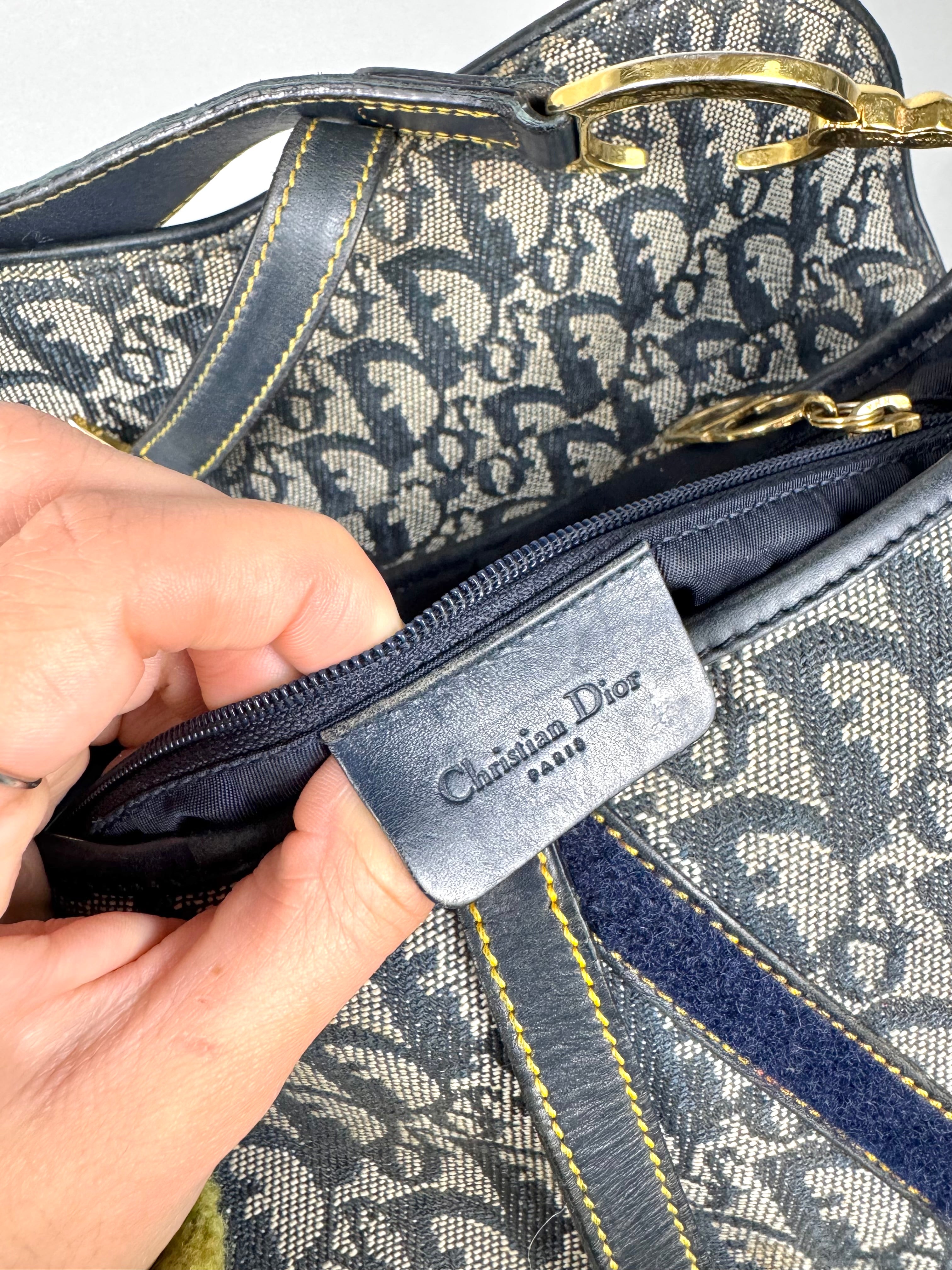 Christian Dior Double Saddle Monogram Oblique