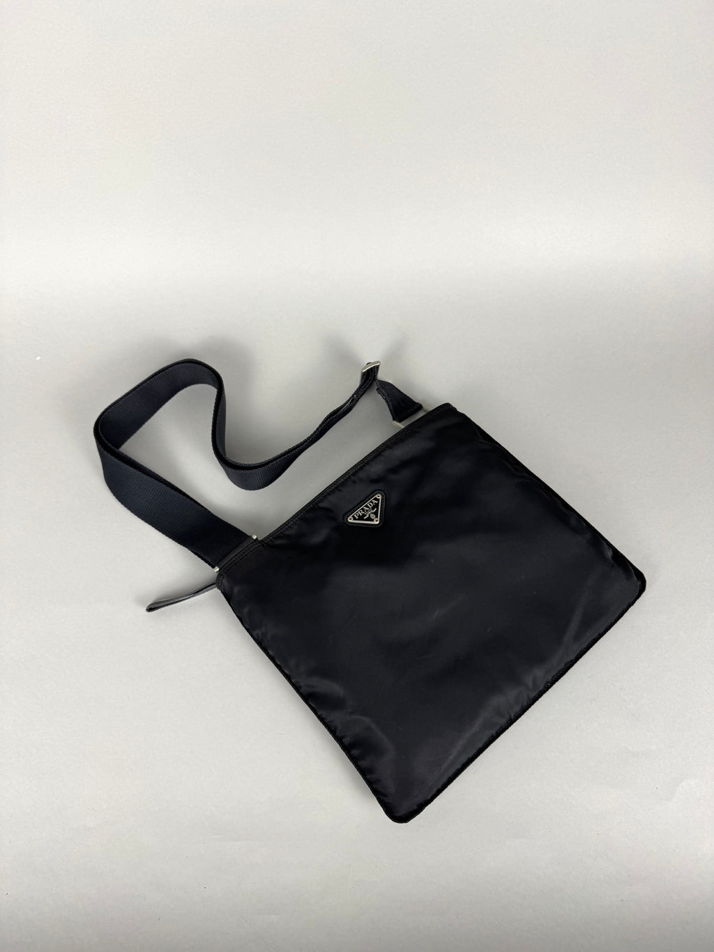 Prada Black Nylon Crossbody Medium