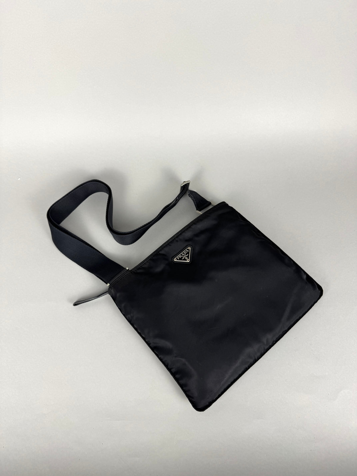Prada Black Nylon Crossbody Medium