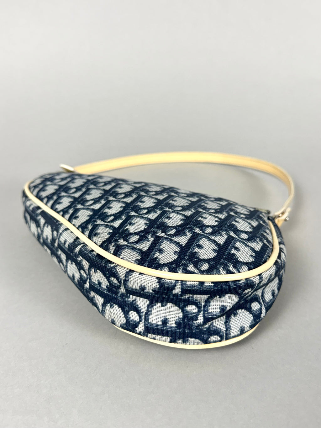 Christian Dior Monogram Mini Saddle Oblique Blue