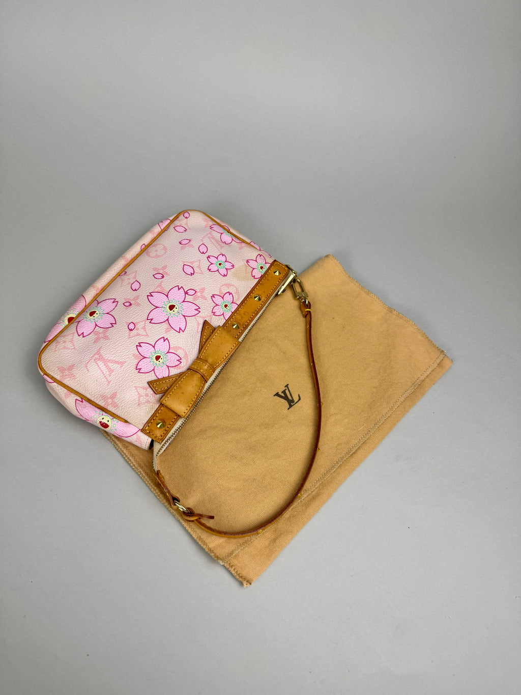 Louis Vuitton Pink Pochette Blossom Murakami