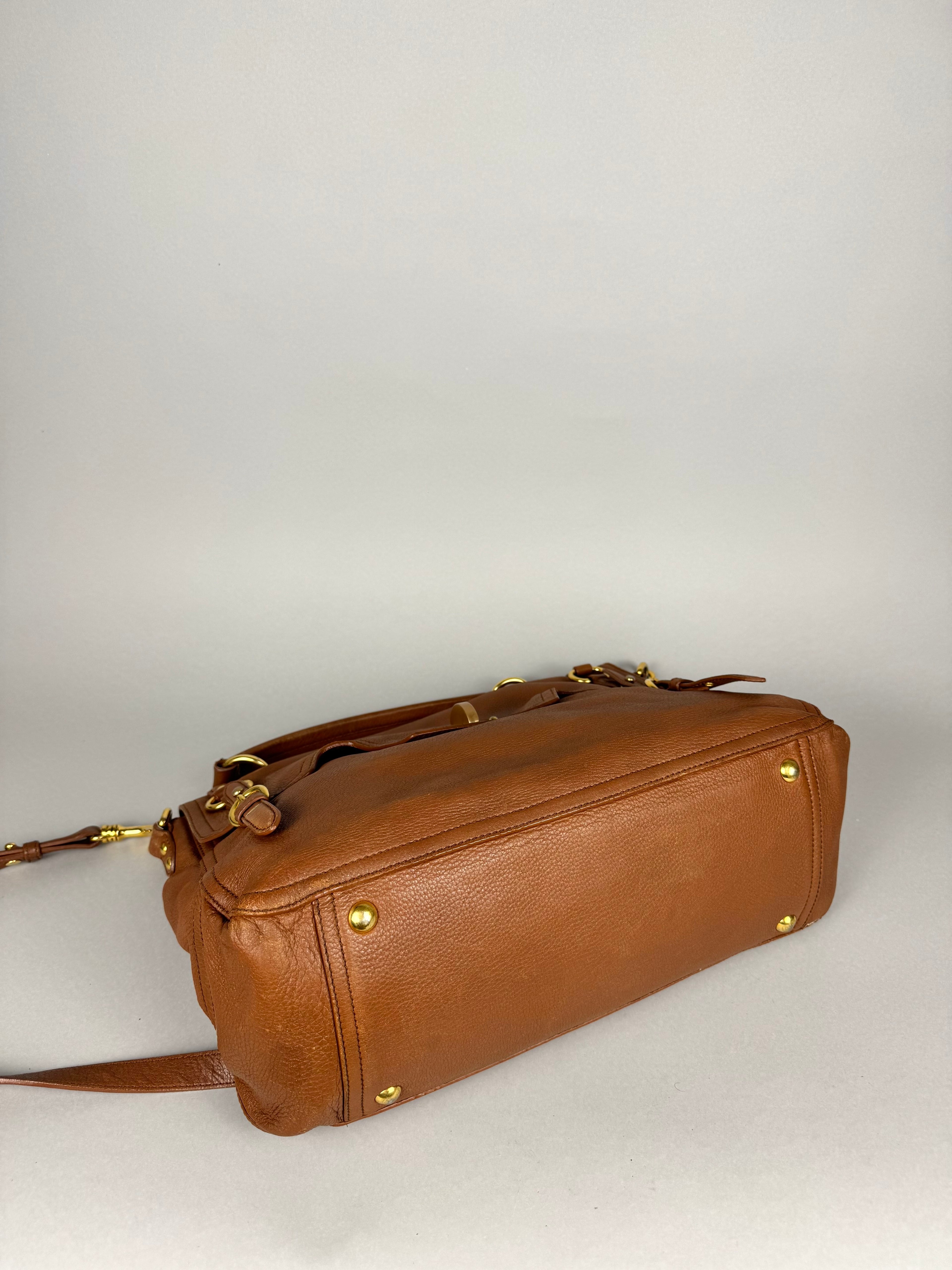 Miu Miu Paloma Top Cervo Leather