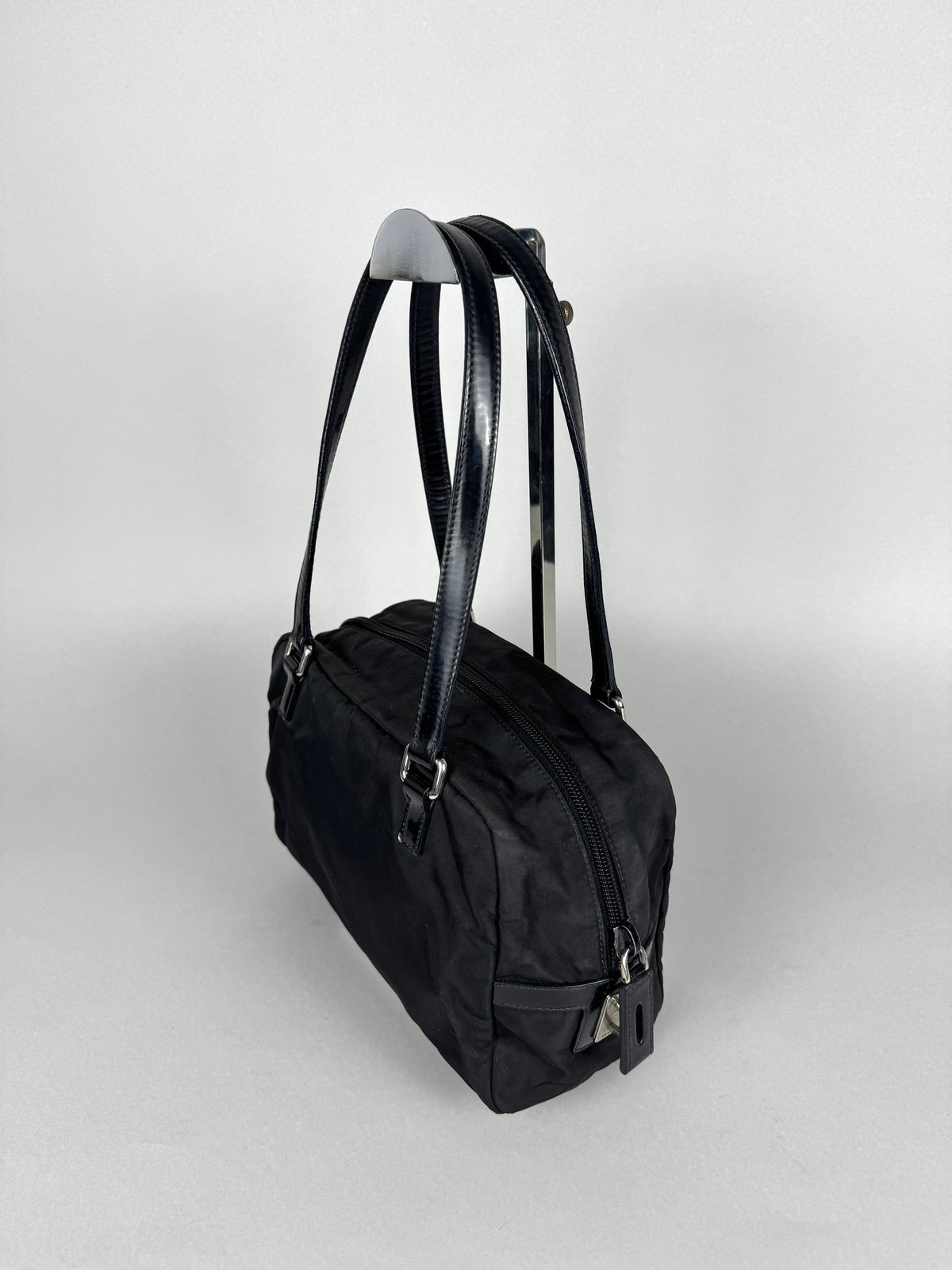 Prada Tessuto Black Nylon Shoulder