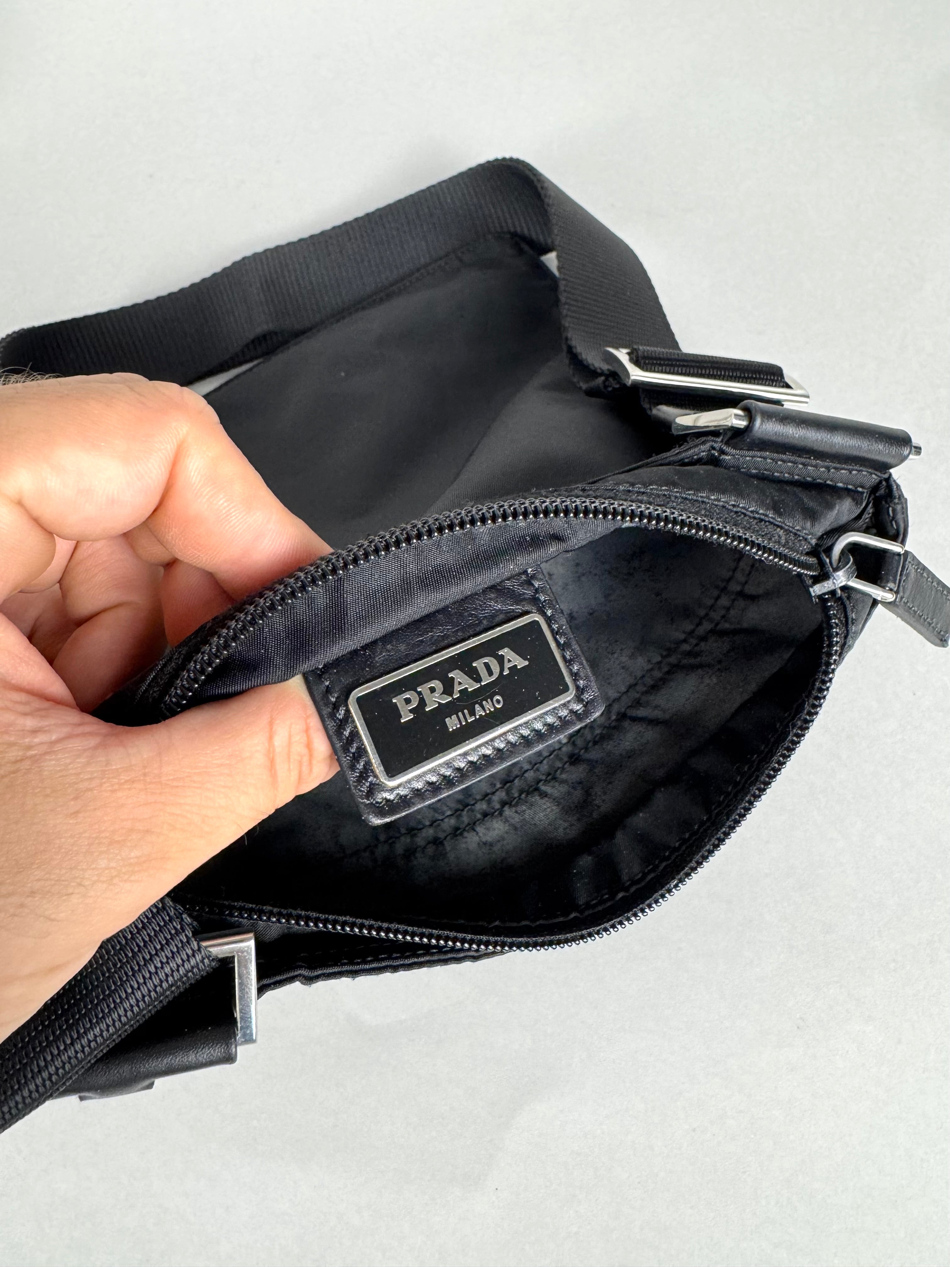 Prada Black Nylon Crossbody Small