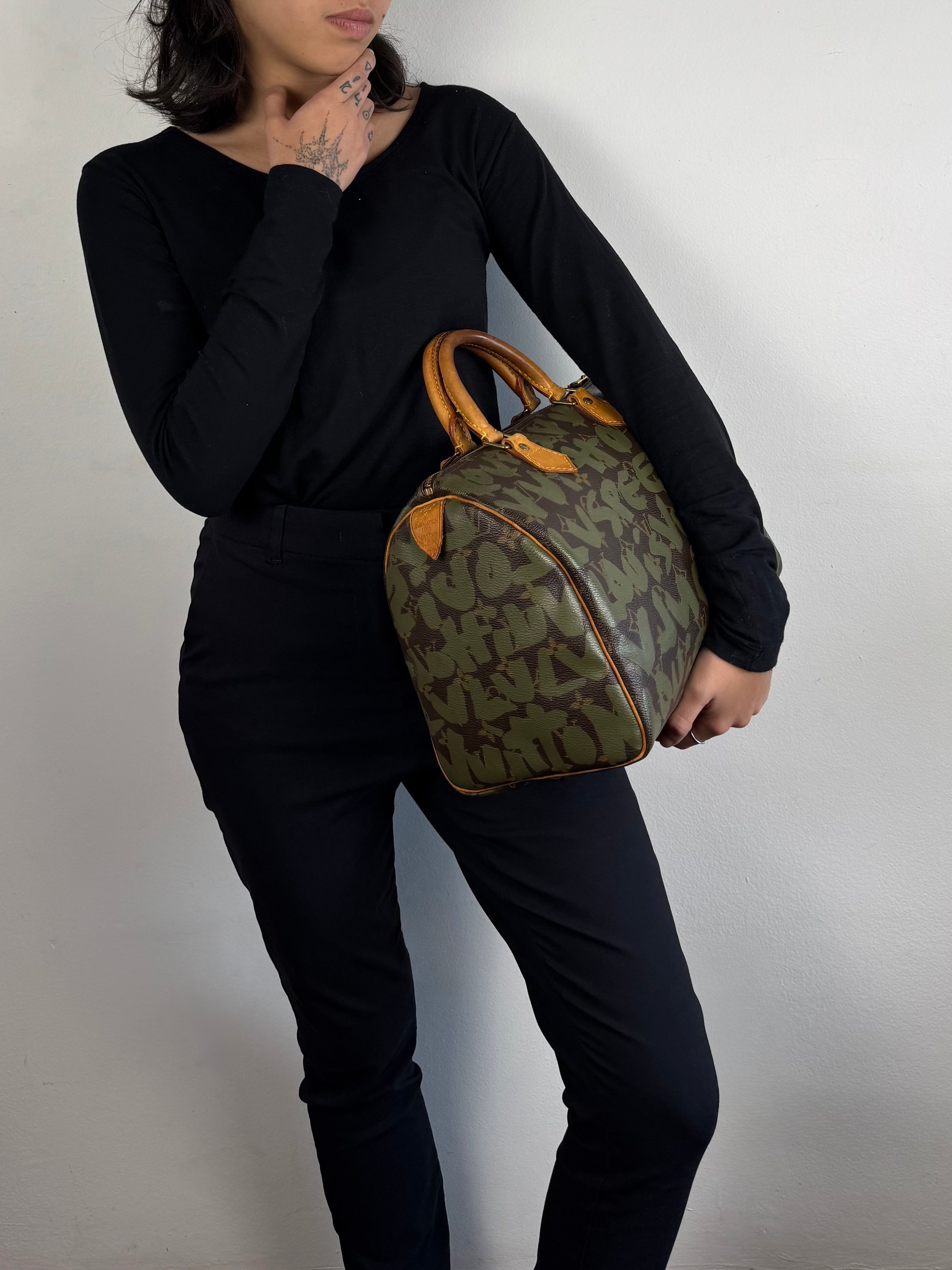 Louis Vuitton Speedy 30 Grafitti Stephen Sprouse