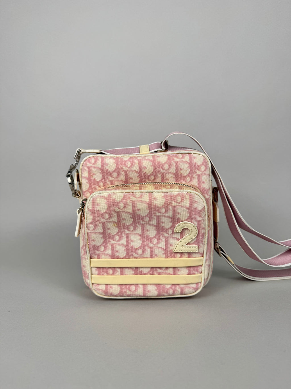 Christian Dior Girly Pink Monogram Trotter Crossbody