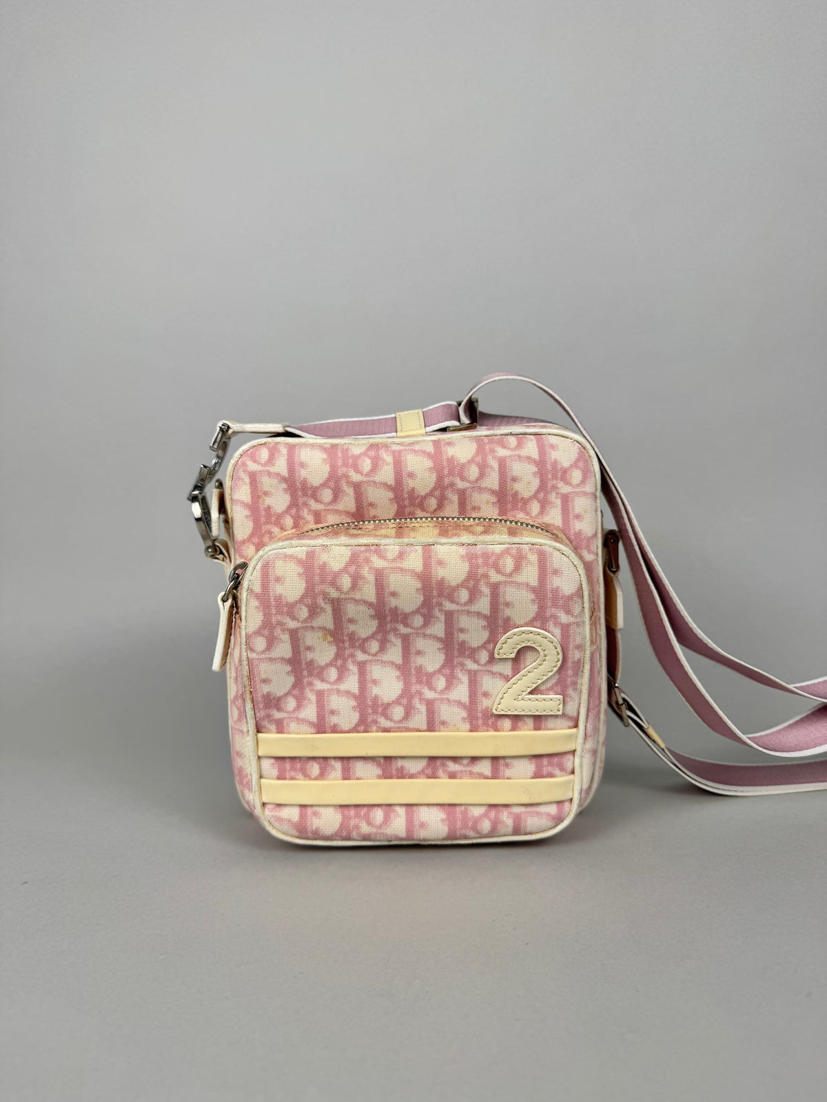 Christian Dior Girly Pink Monogram Trotter Crossbody