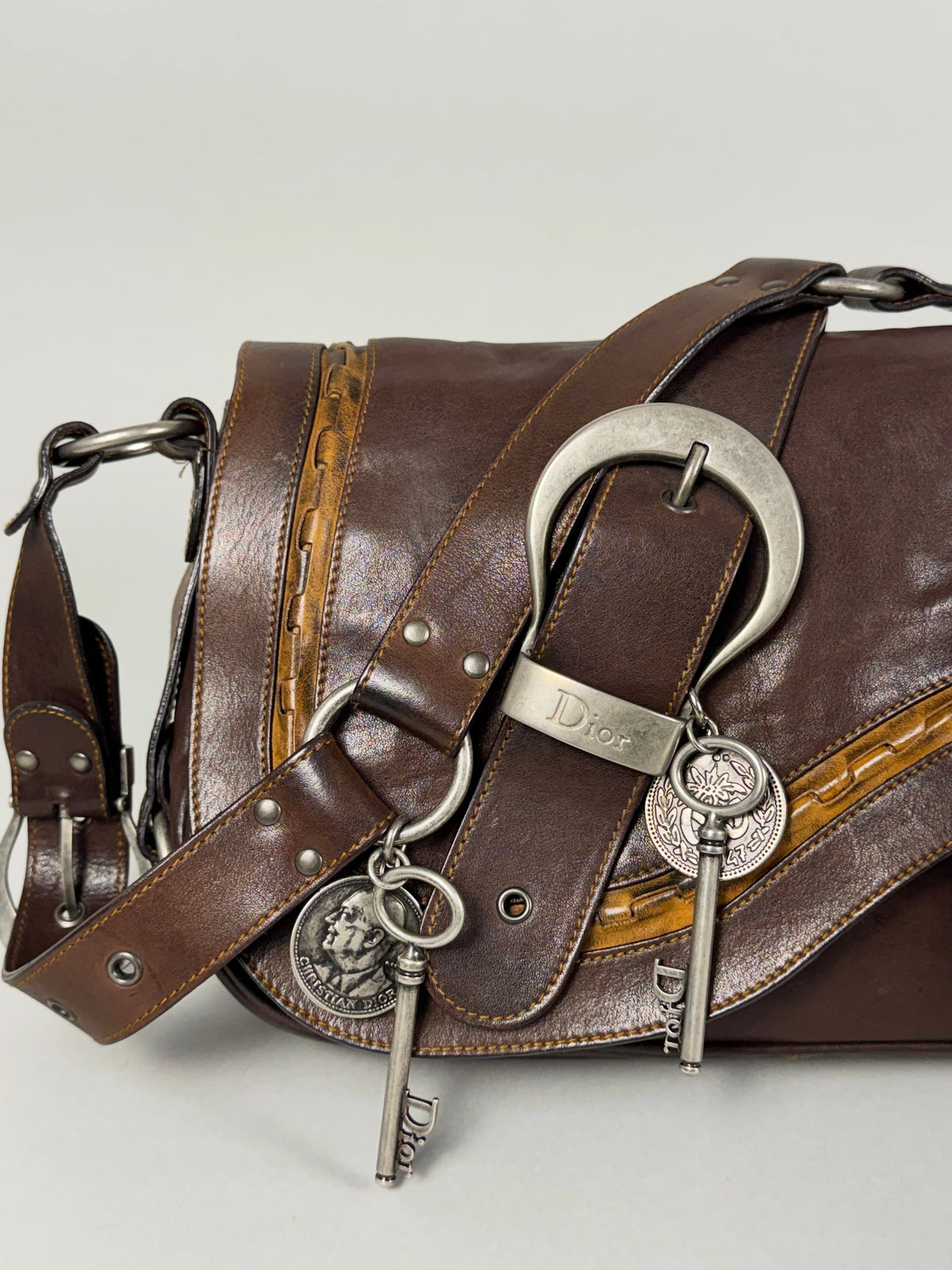 Christian Dior Gaucho Leather