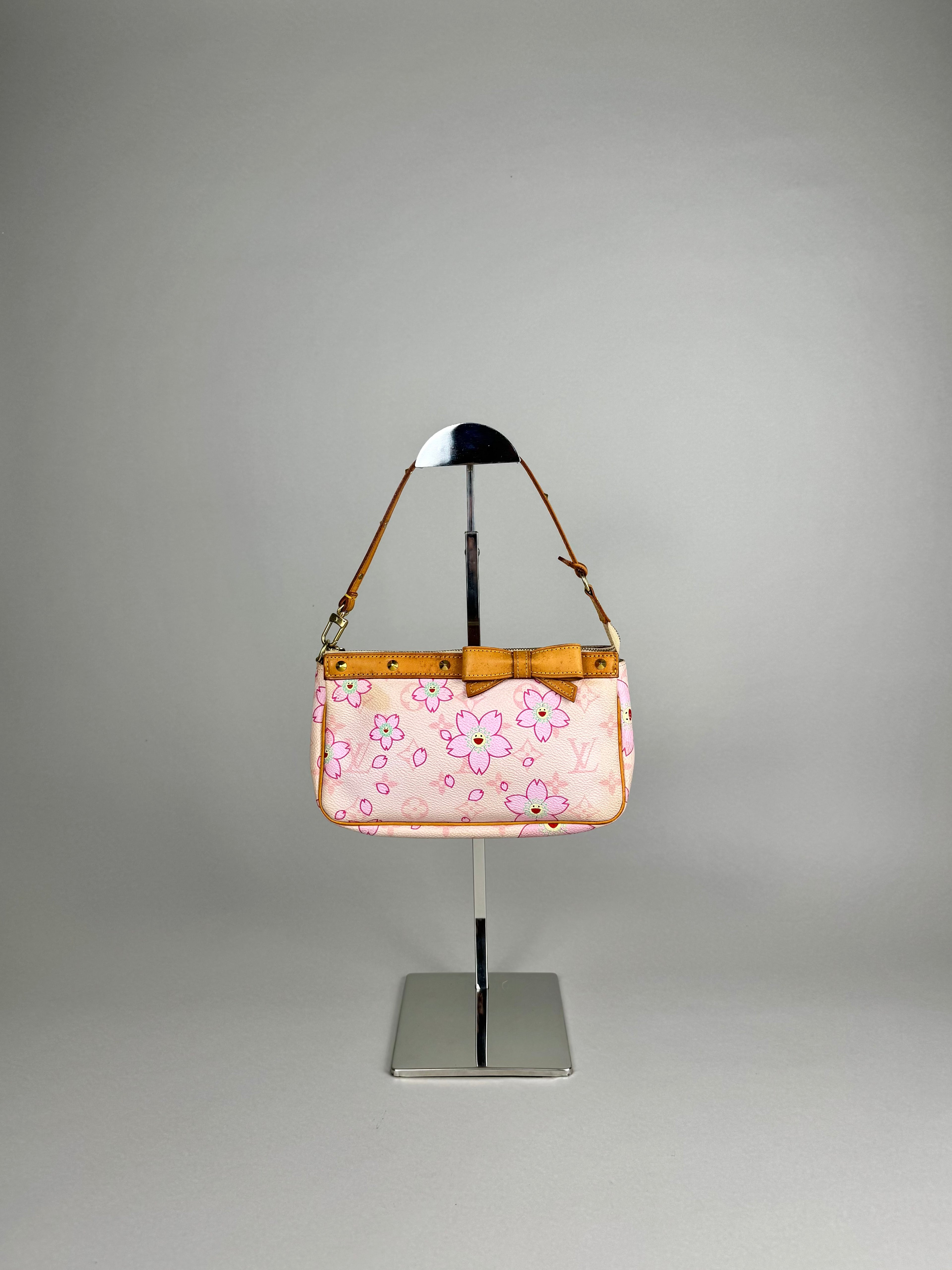Louis Vuitton Pink Pochette Blossom Murakami