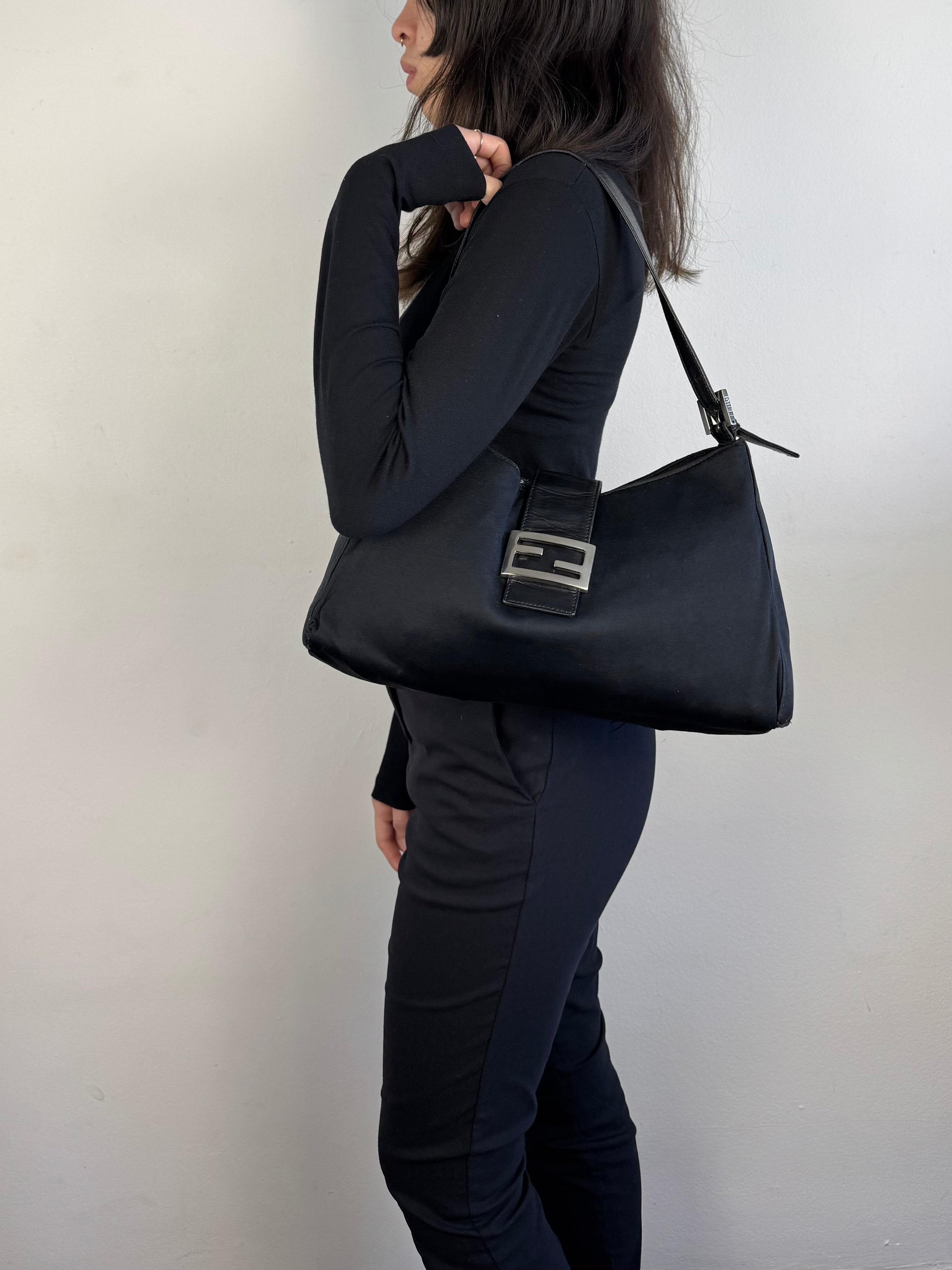 Fendi Sac Baguette Black Shoulder