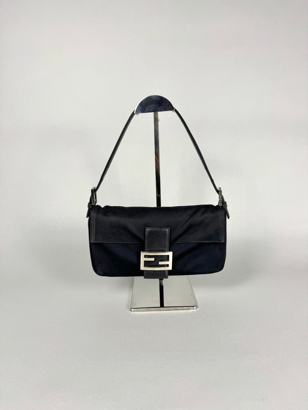 Fendi Baguette Nylon Black