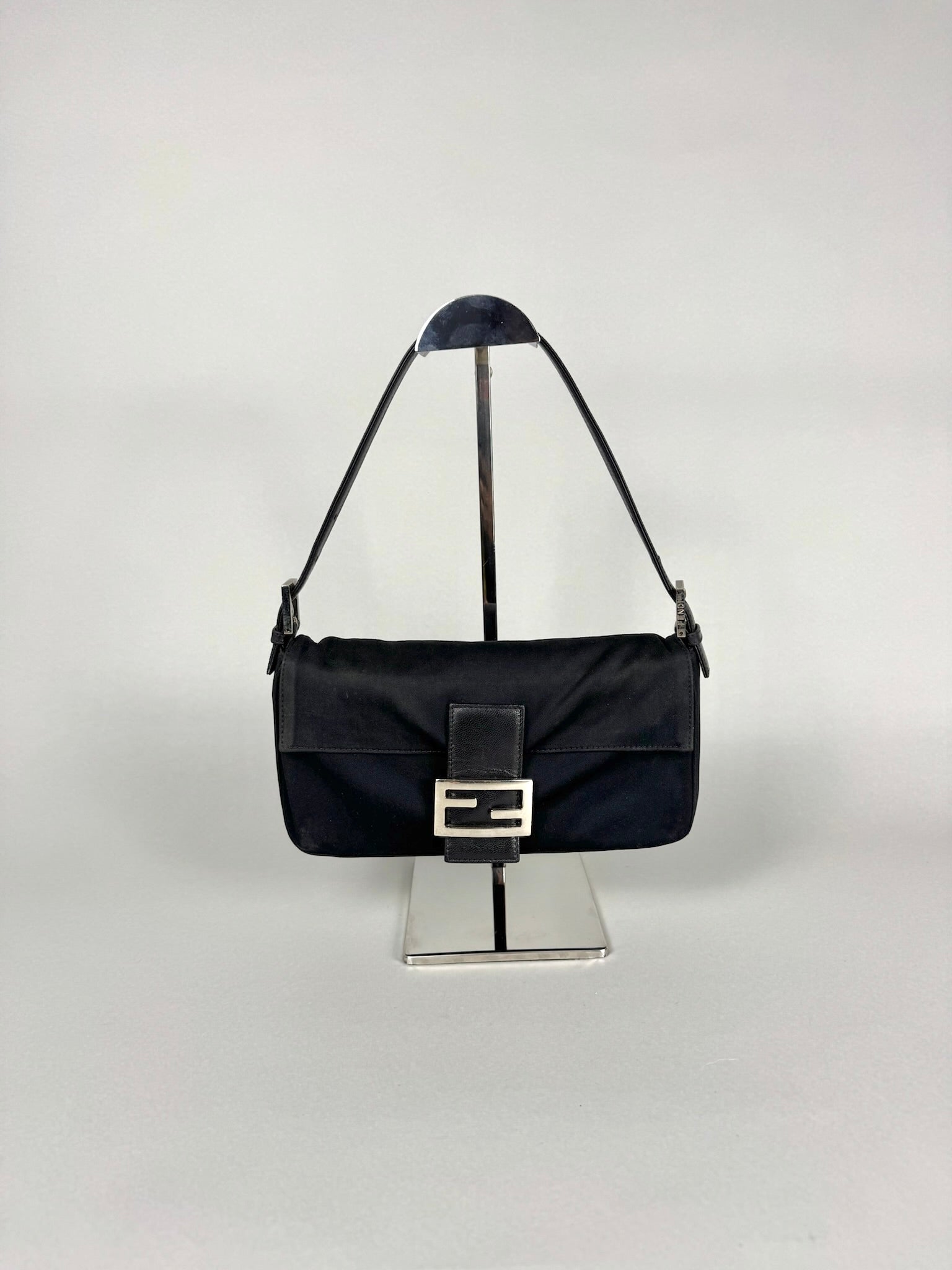 Fendi Baguette Nylon Black
