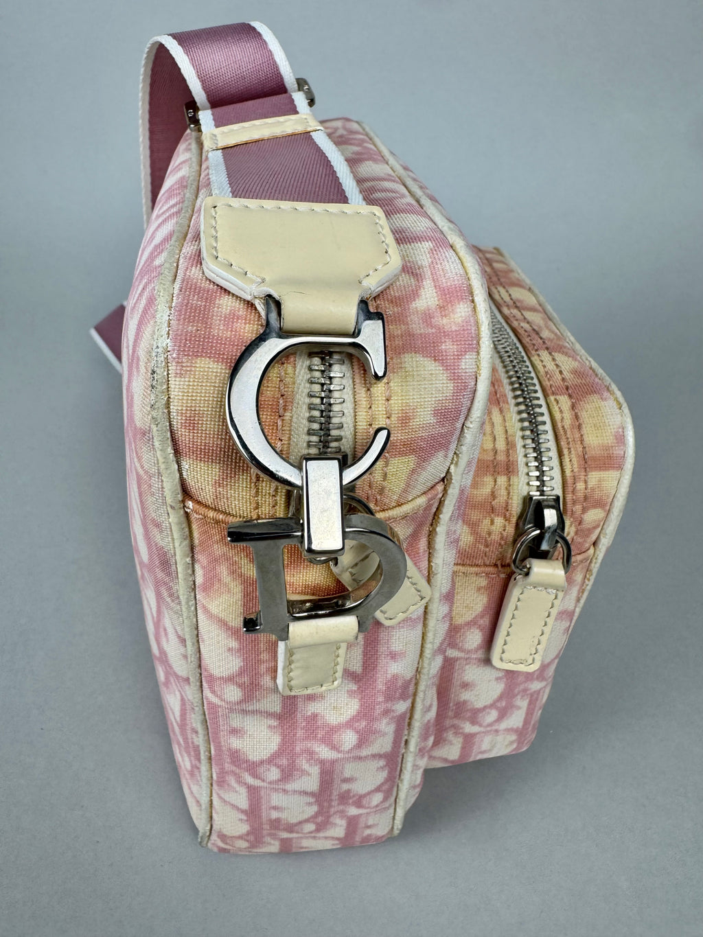 Christian Dior Girly Pink Monogram Trotter Crossbody