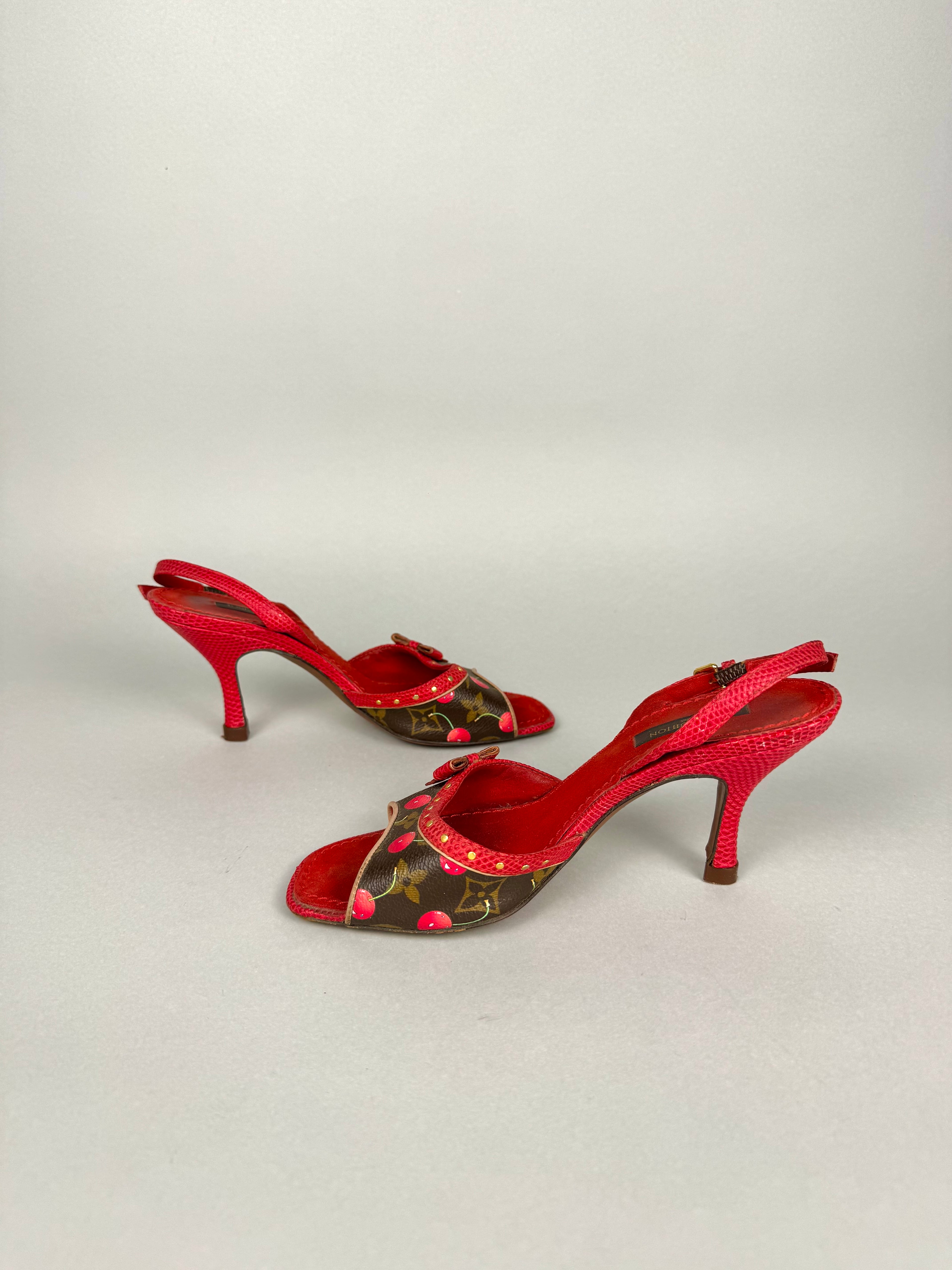 Louis Vuitton Cherry Blossom Murakami Sandals