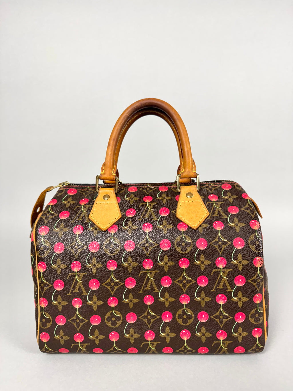 Louis Vuitton Monogram Speedy Cerises 25