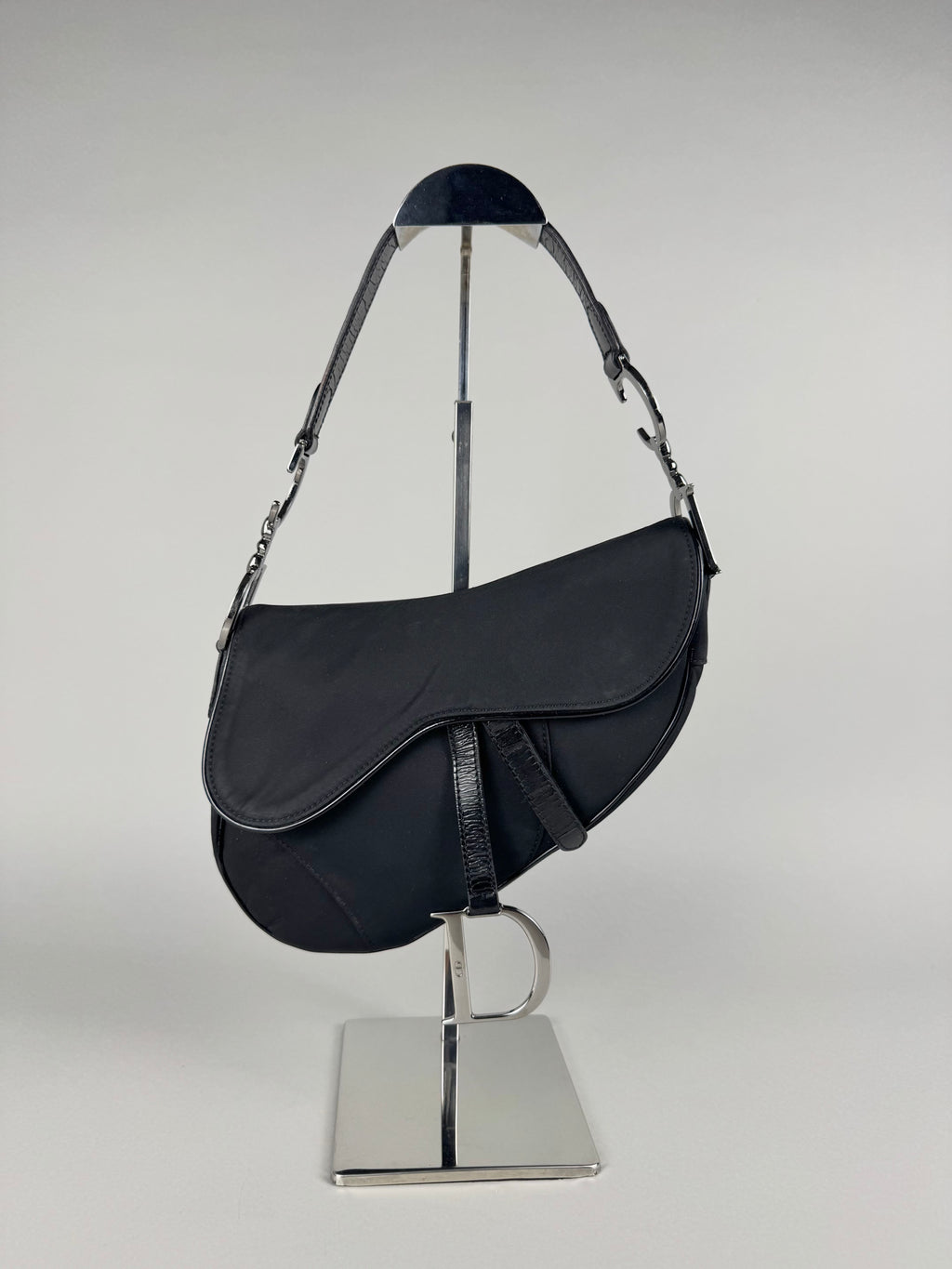 Christian Dior Saddle Black Nylon