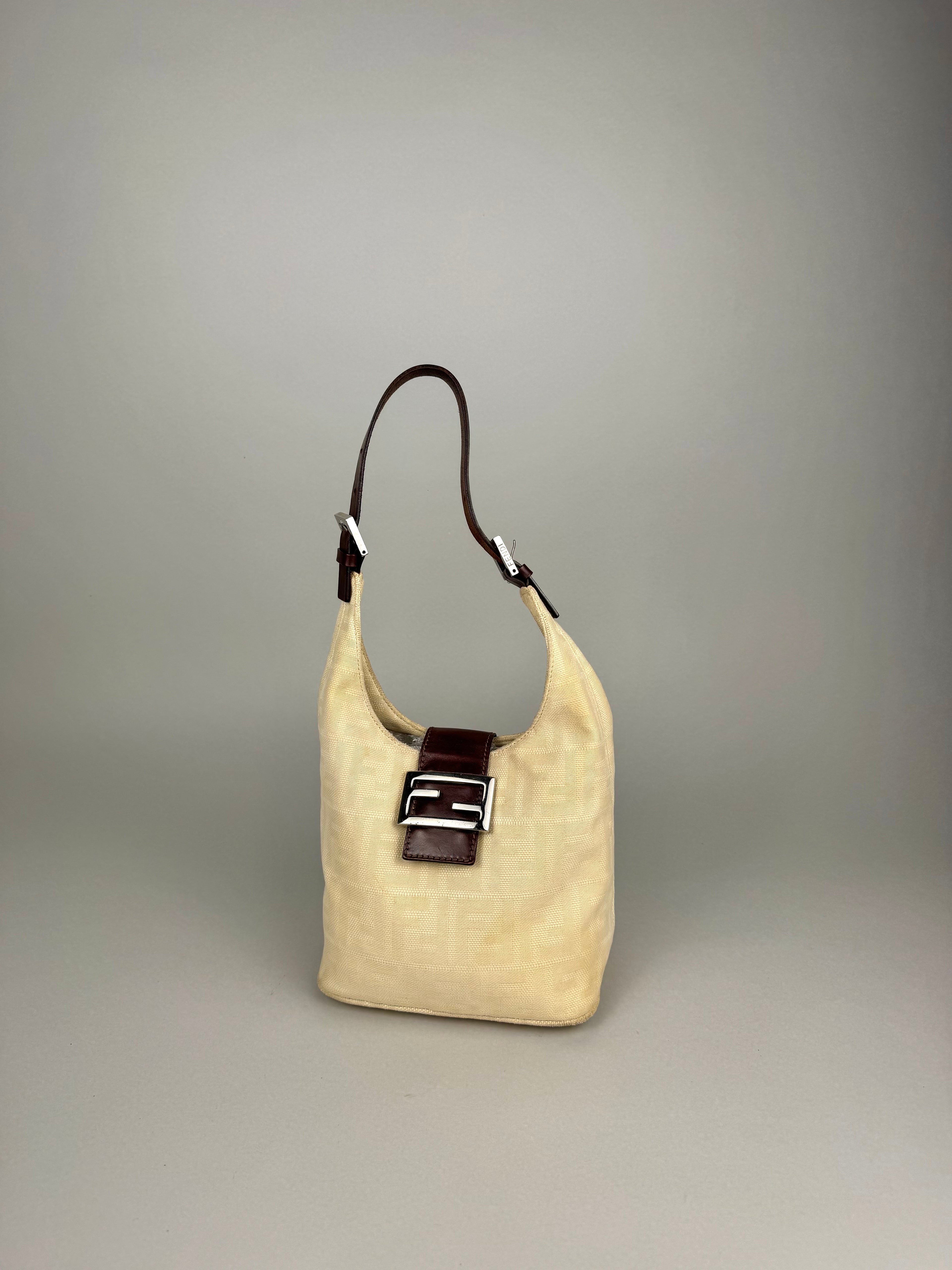 Fendi Monogram Bucket Beige