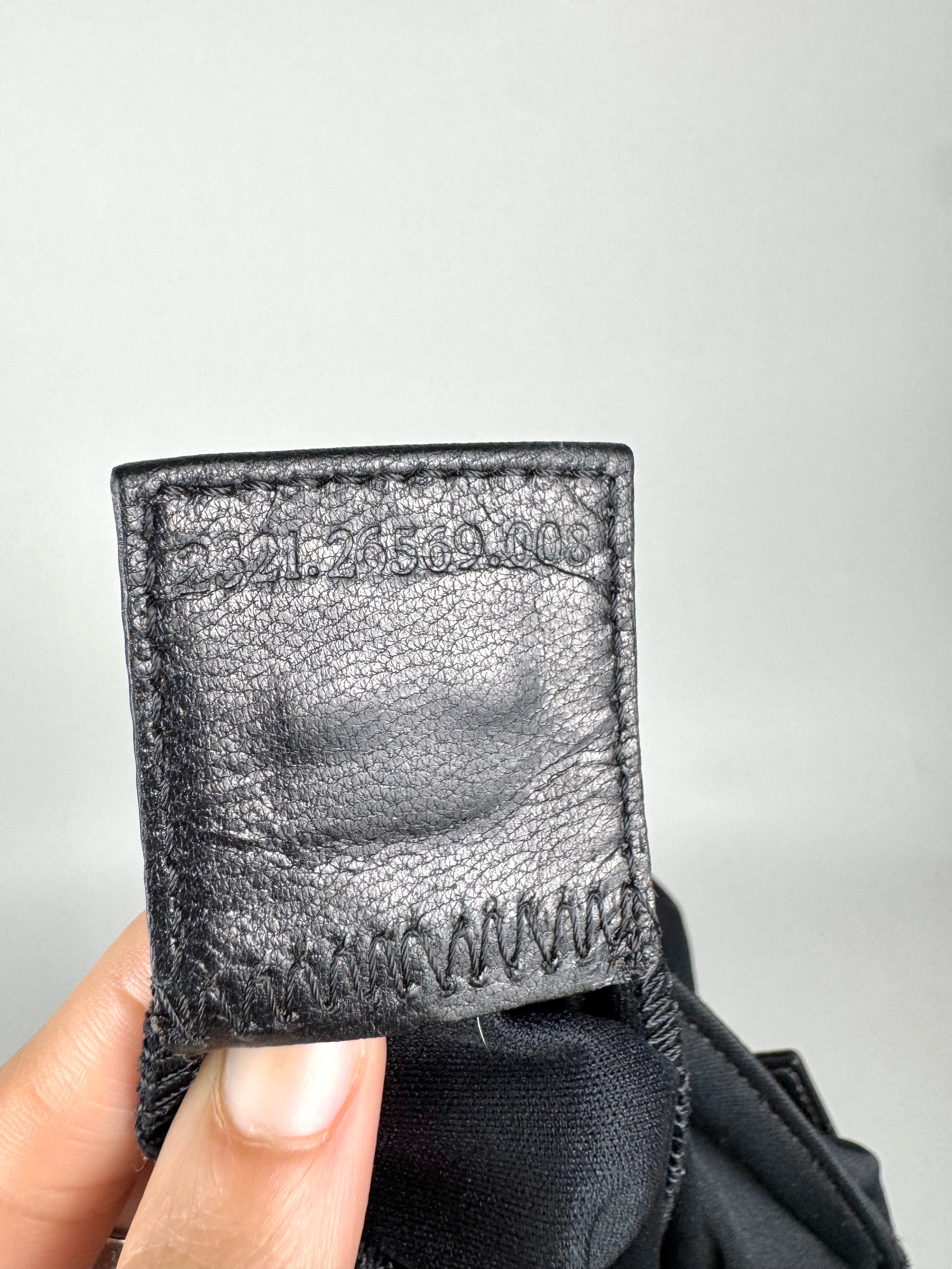 Fendi Fabric Forever Baguette Black Nylon