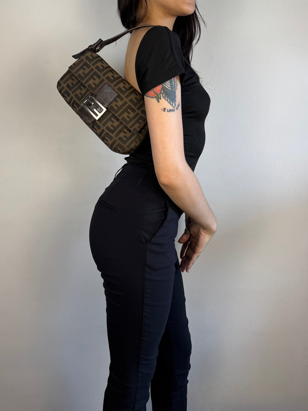 Fendi Baguette Monogram Zucca