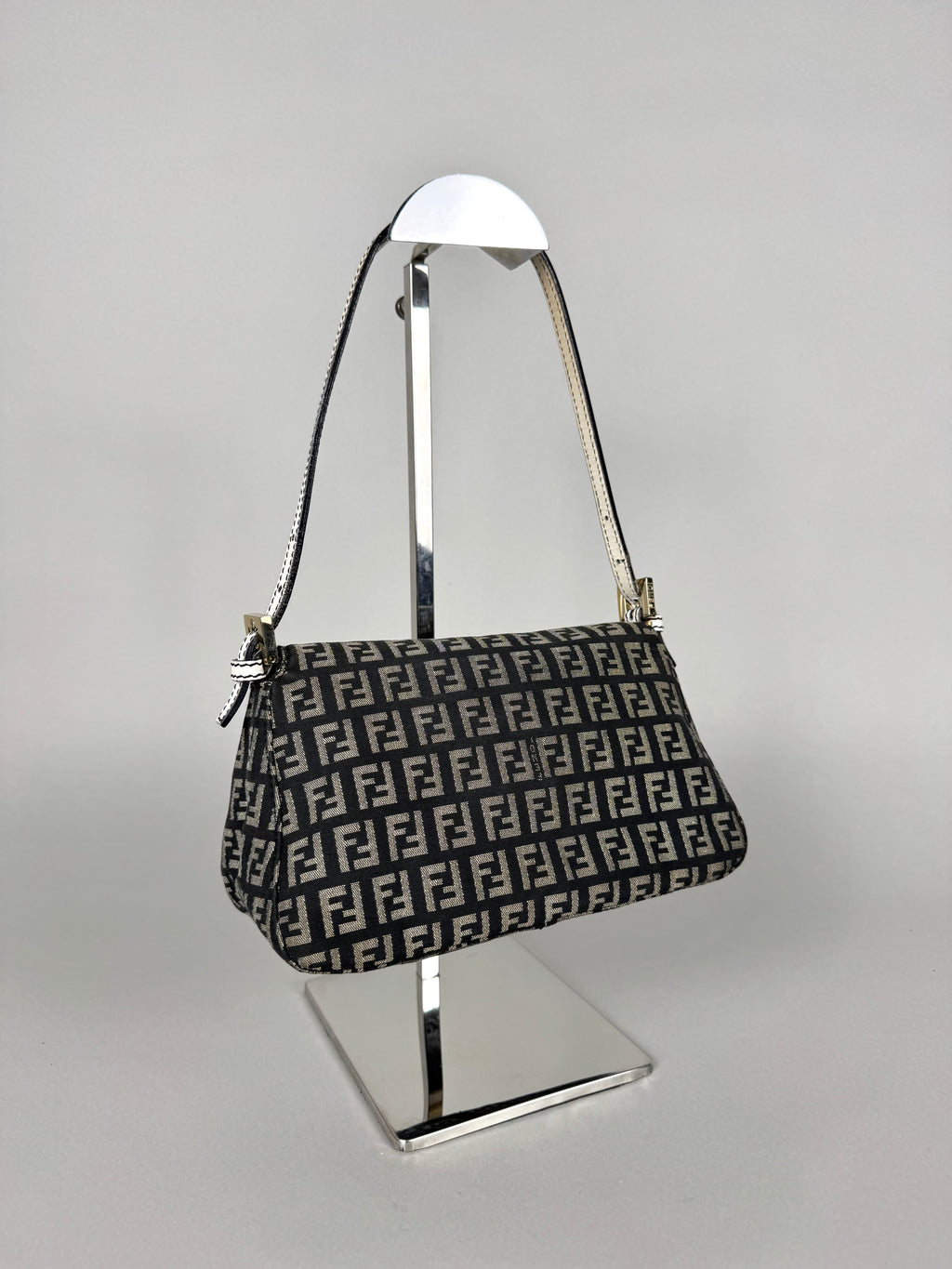 Fendi Monogram Canvas Mini Mama Baguette