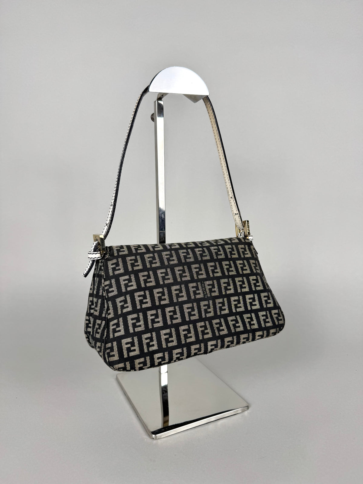 Fendi Monogram Canvas Mini Mama Baguette
