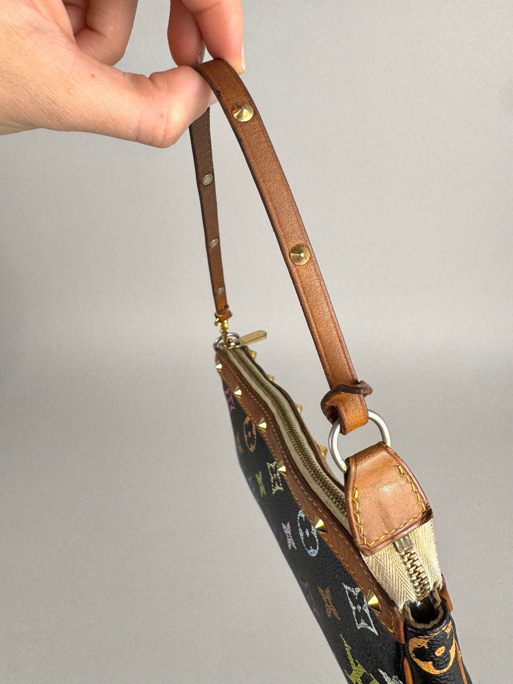 Louis Vuitton Pochette Multicolor Black Monogram