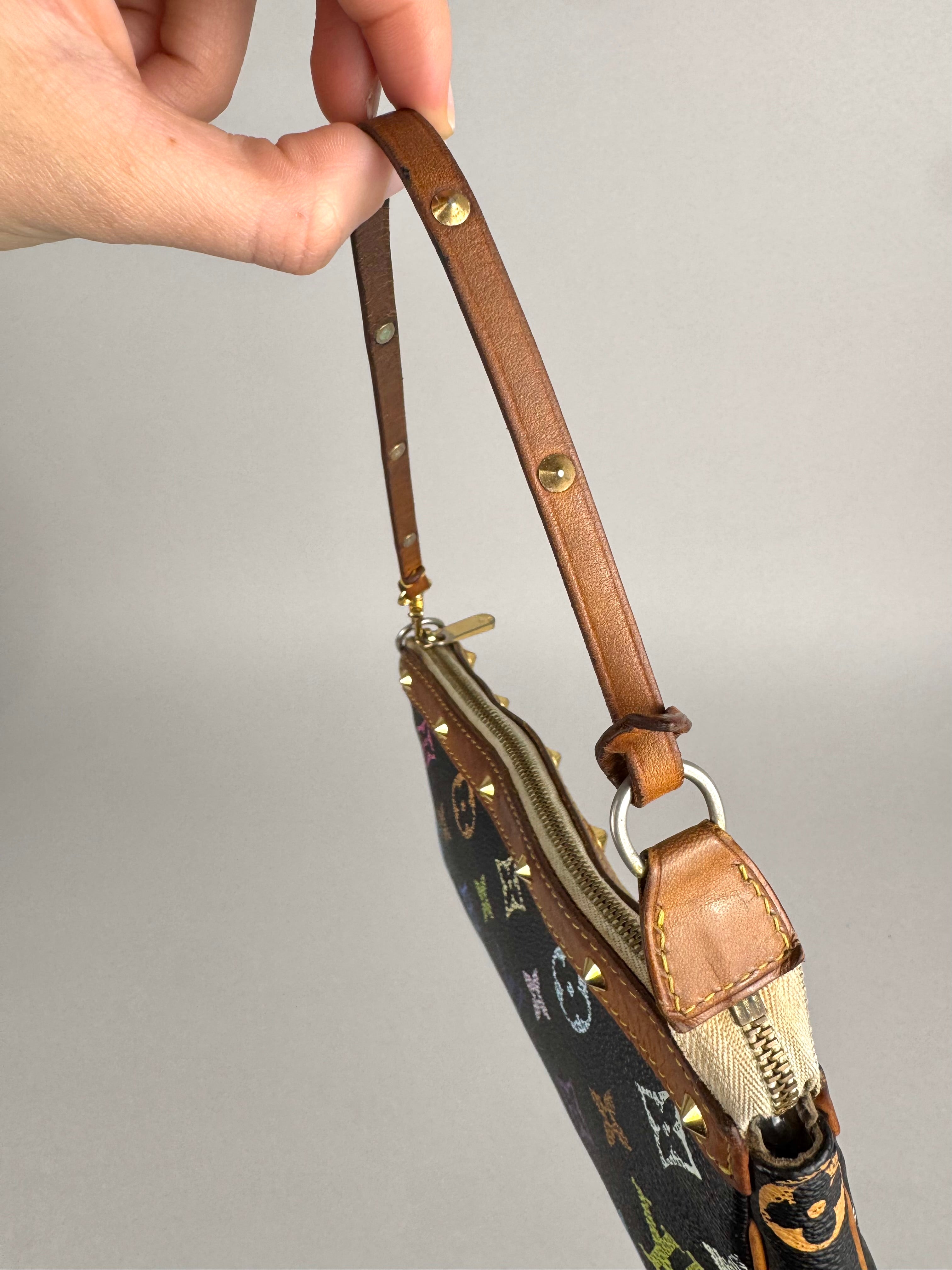 Louis Vuitton Pochette Multicolor Black Monogram