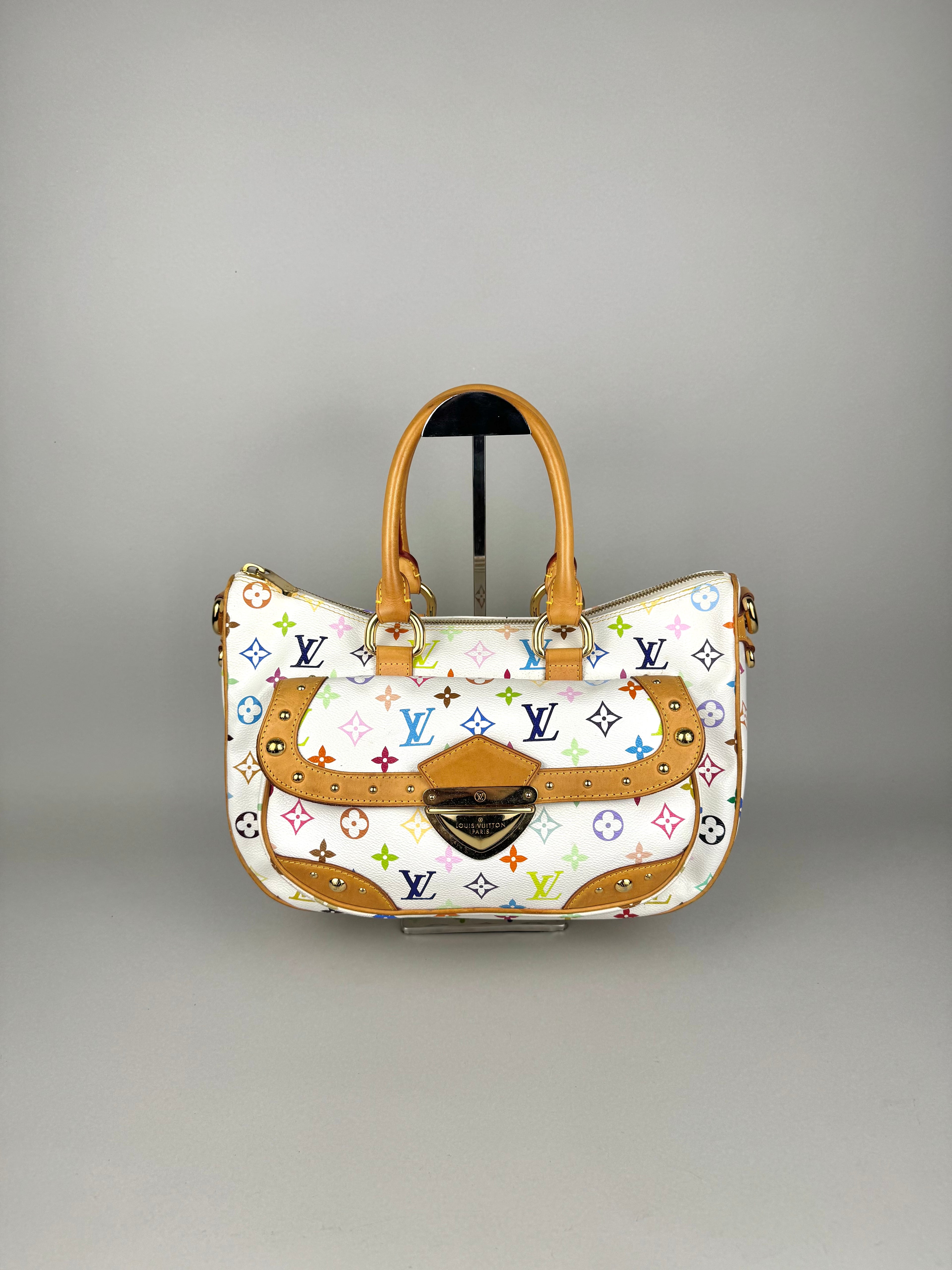 Louis Vuitton Rita Monogram Multicolor White Murakami