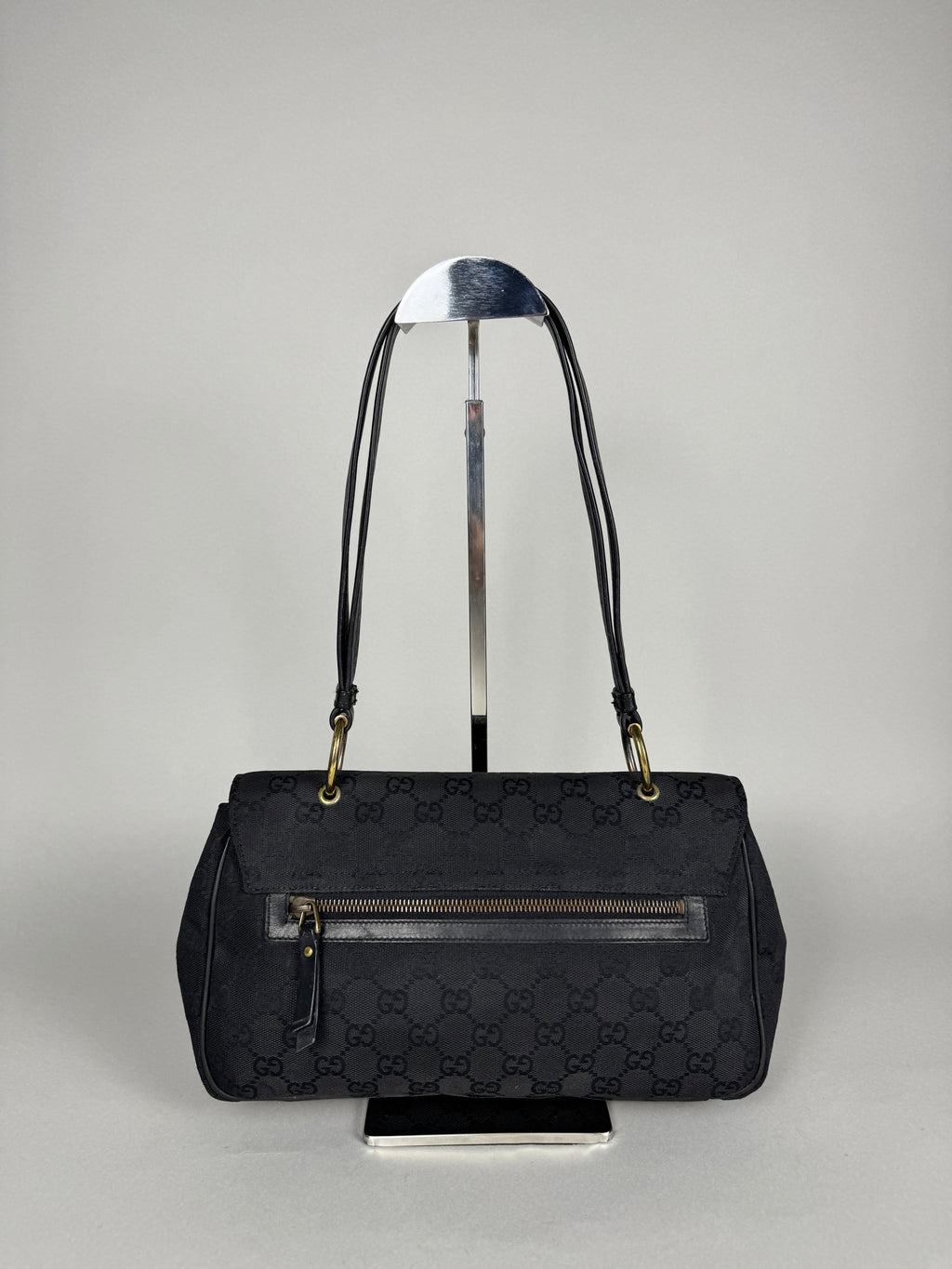 Gucci Turnlock Monogram Black Shoulder