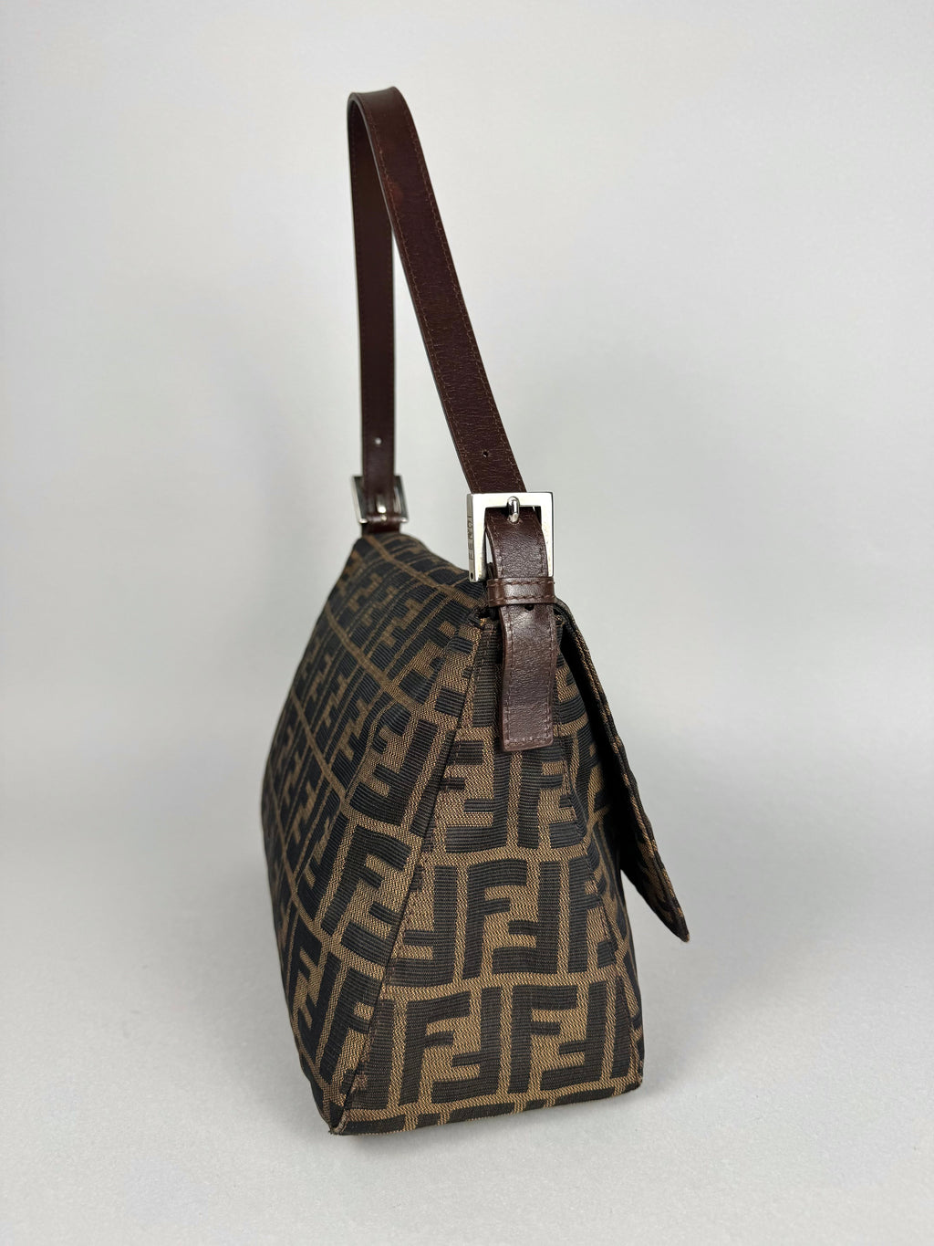 Fendi Monogram Zucca Mamma Baguette
