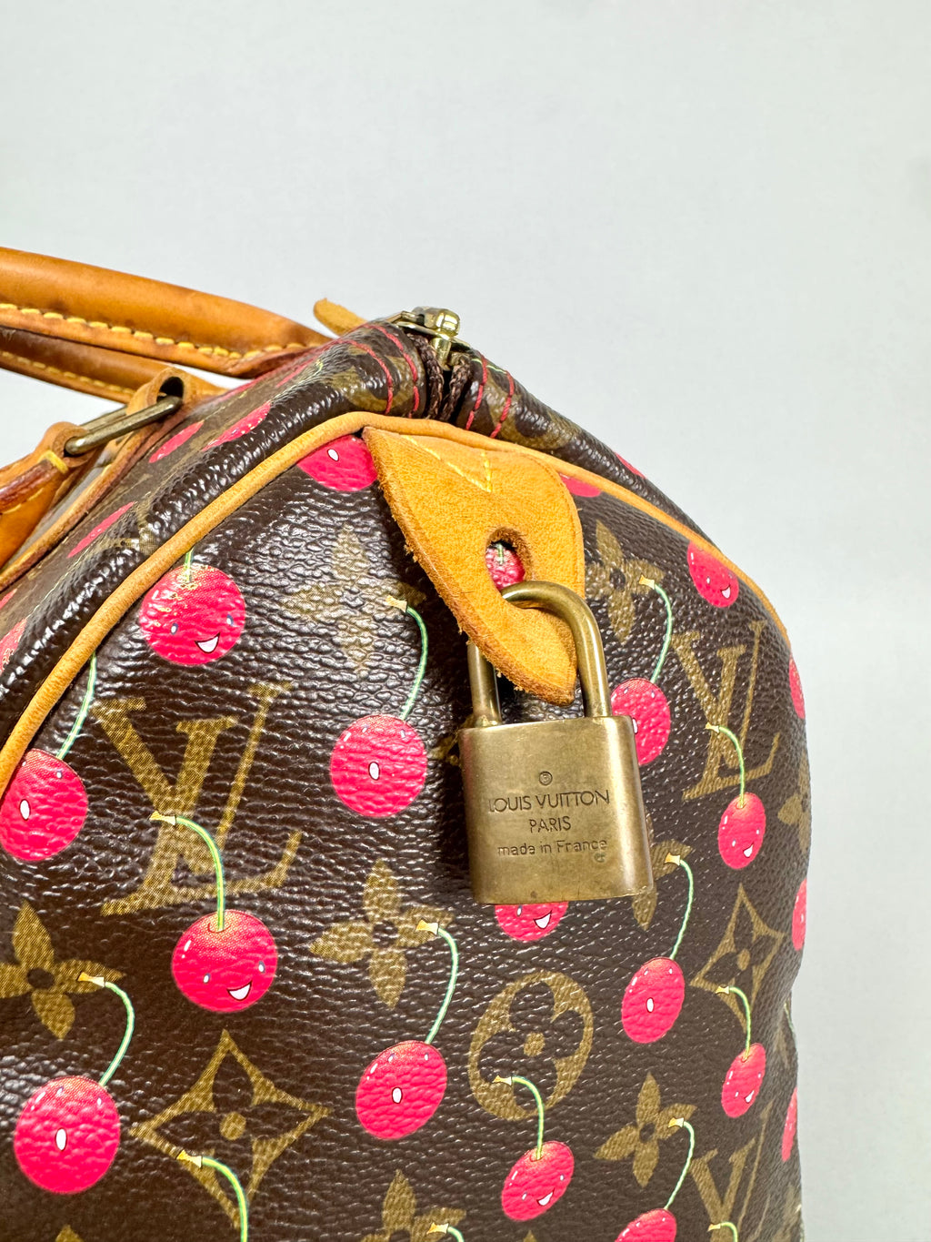 Louis Vuitton Monogram Speedy Cerises 25