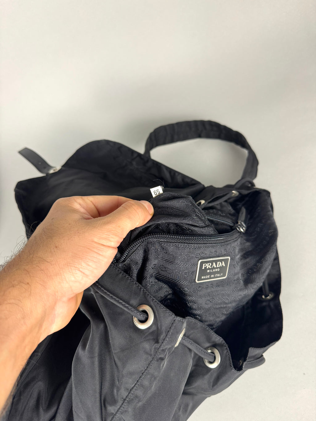 Prada Nylon Black Backpack Medium