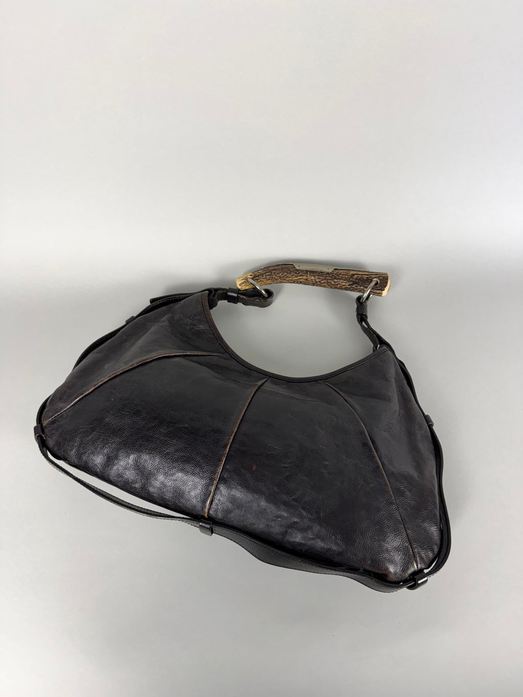 Yves Saint Laurent Mombasa Leather Brown