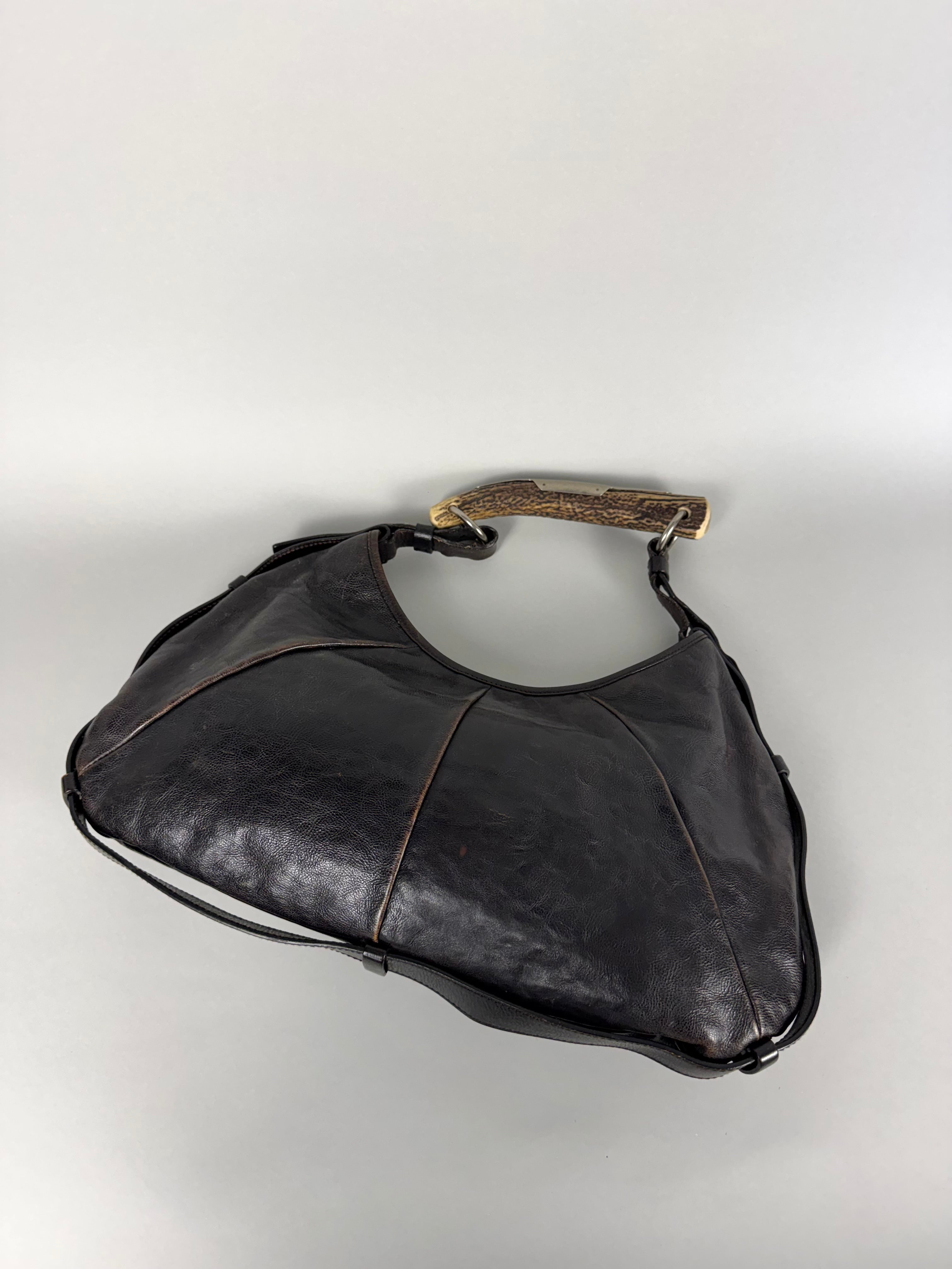 Yves Saint Laurent Mombasa Leather Brown