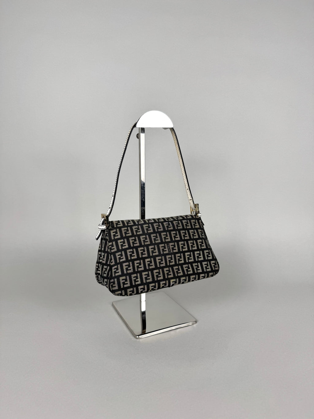 Fendi Monogram Canvas Mini Mama Baguette