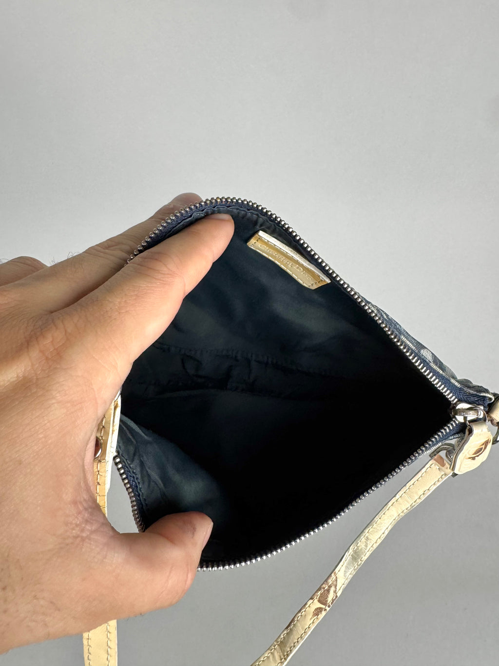 Christian Dior Monogram Mini Saddle Oblique Blue