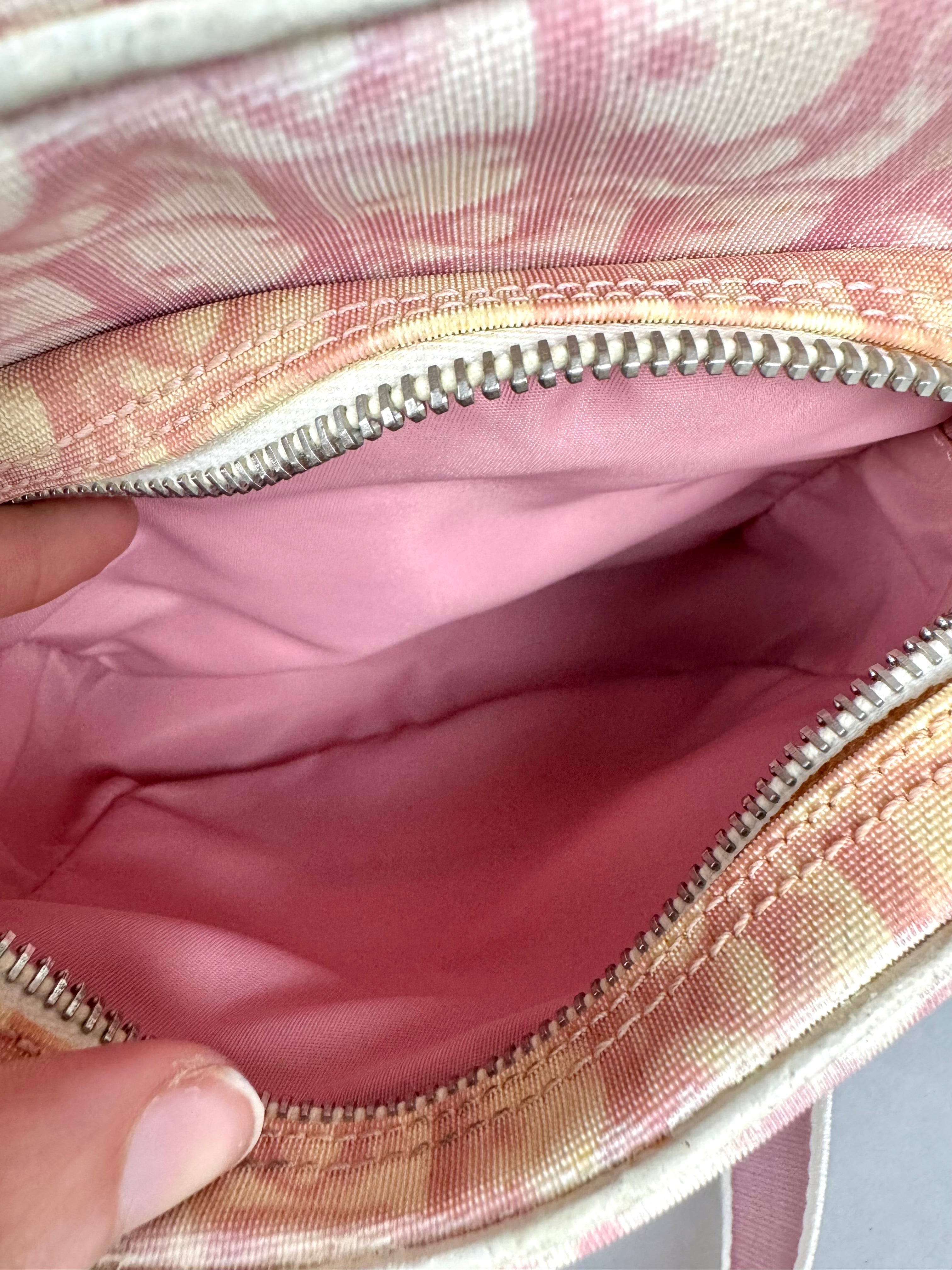 Christian Dior Girly Pink Monogram Trotter Crossbody