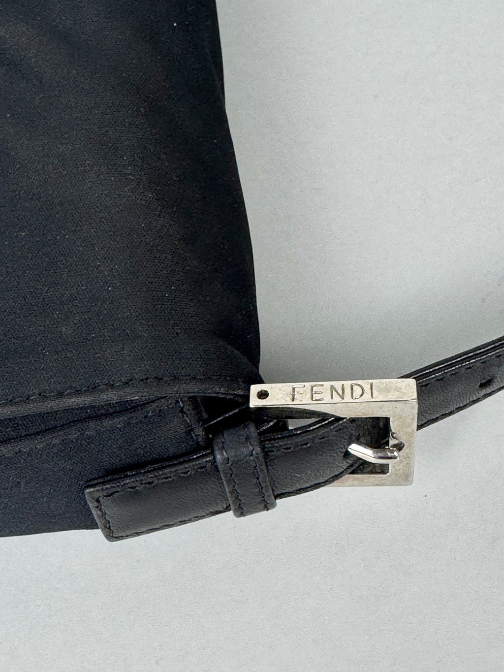 Fendi Baguette Nylon Black