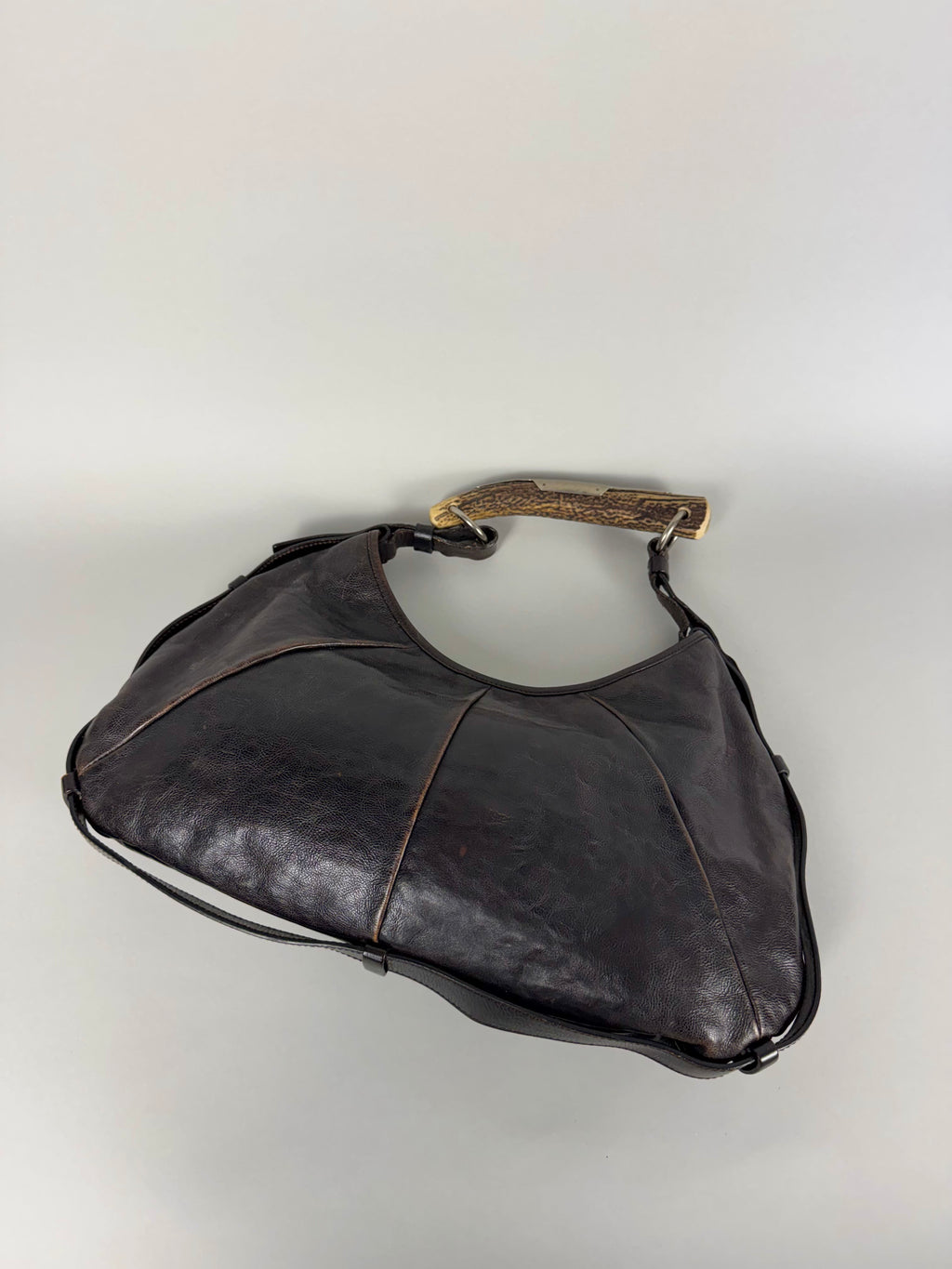 Yves Saint Laurent Mombasa Leather Brown